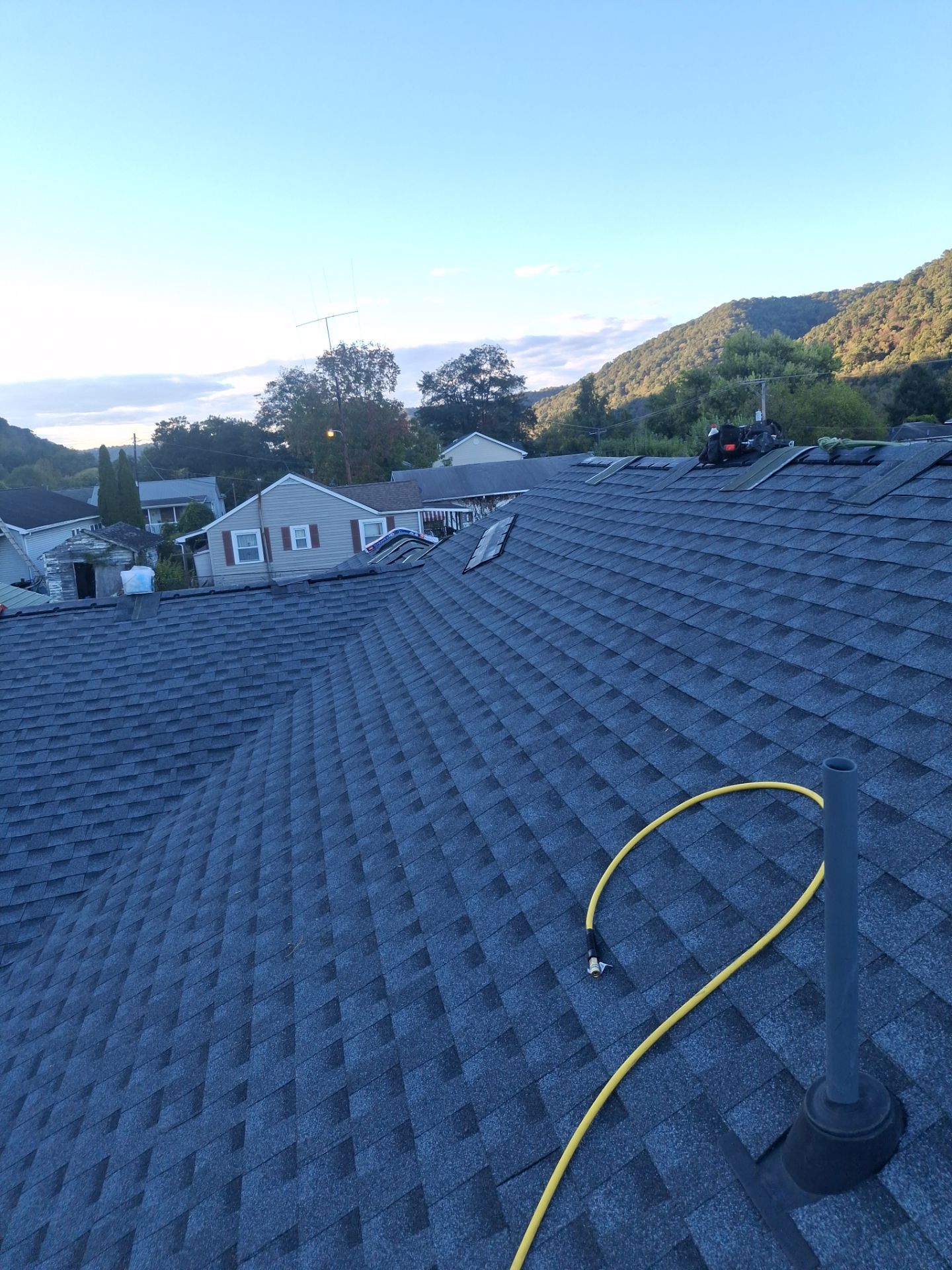 Residential Roofing Installation using GAF Timberline HDZ Pewter Gray by Rainstoppers Roofing