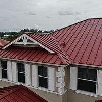 24ga 1.5" Mechanical Seam Colonial Red by Total Roofing System The Metal Roof Experts