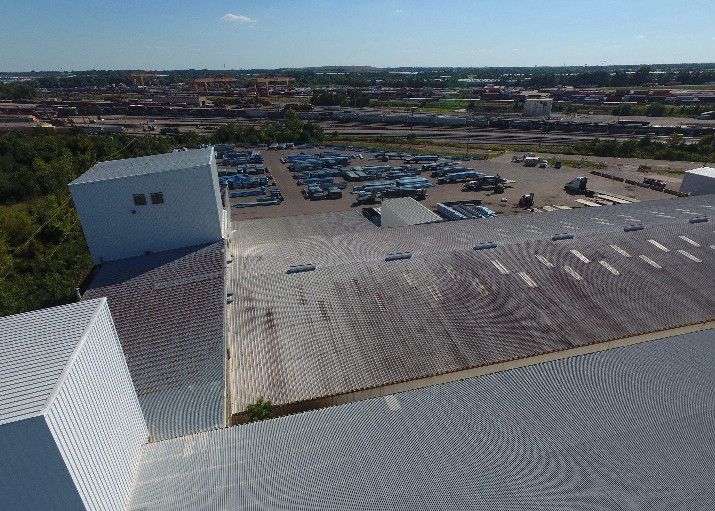 Commercial Metal Restoration System using Aldocoat Coatings by Hostetler Roofing