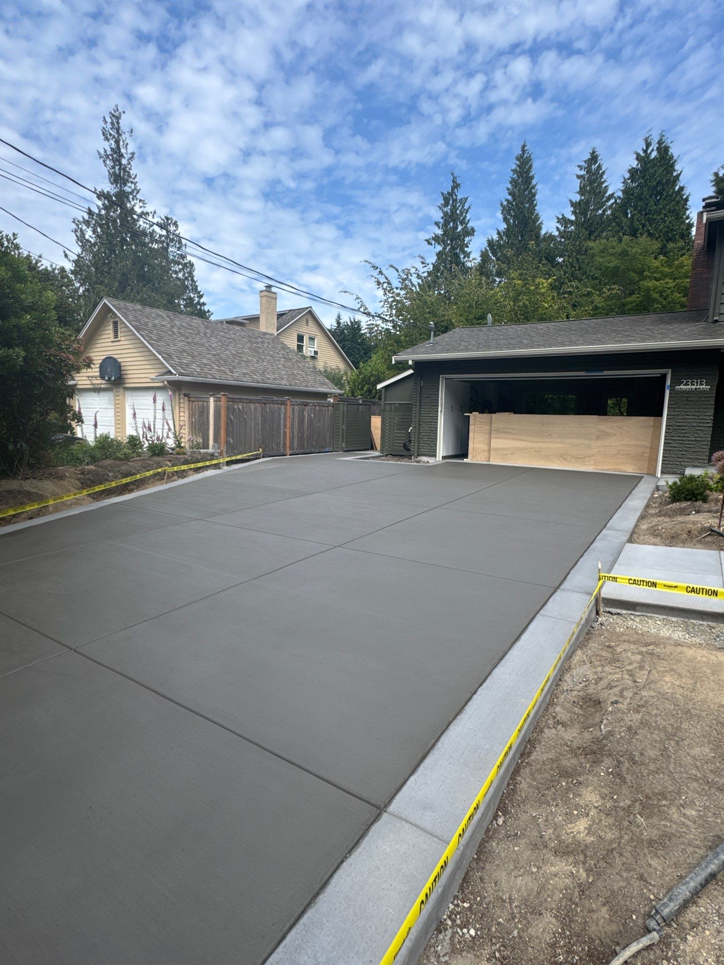 Concrete Driveway Makeover | Edmonds  by Jireh Asphalt & Concrete Inc 