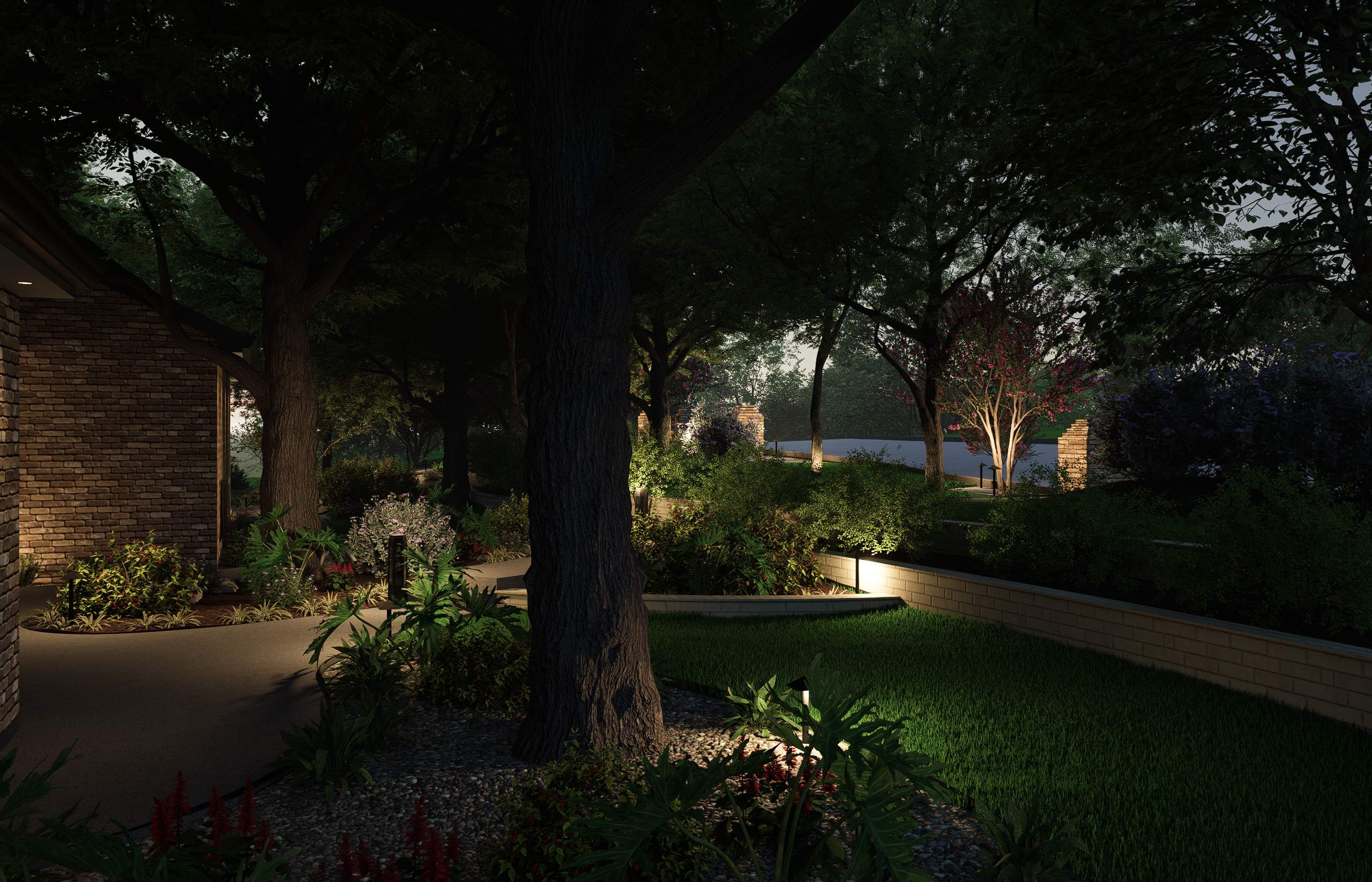 3D Design Render, Fair Oaks Ranch TX by Hole In One Lawns, LLC