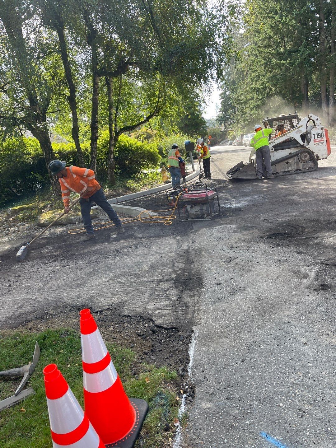 Concrete Curbing & Asphalt Patch Repair | Bellevue  by Jireh Asphalt & Concrete Inc 