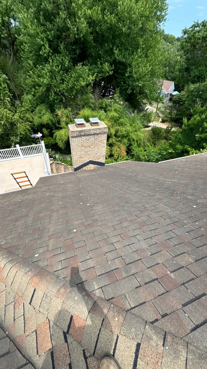 McLean: Residential Roof Installation with Landmark Pro Designer Shingles in Max Def Moire Black by RM Banning, Inc.