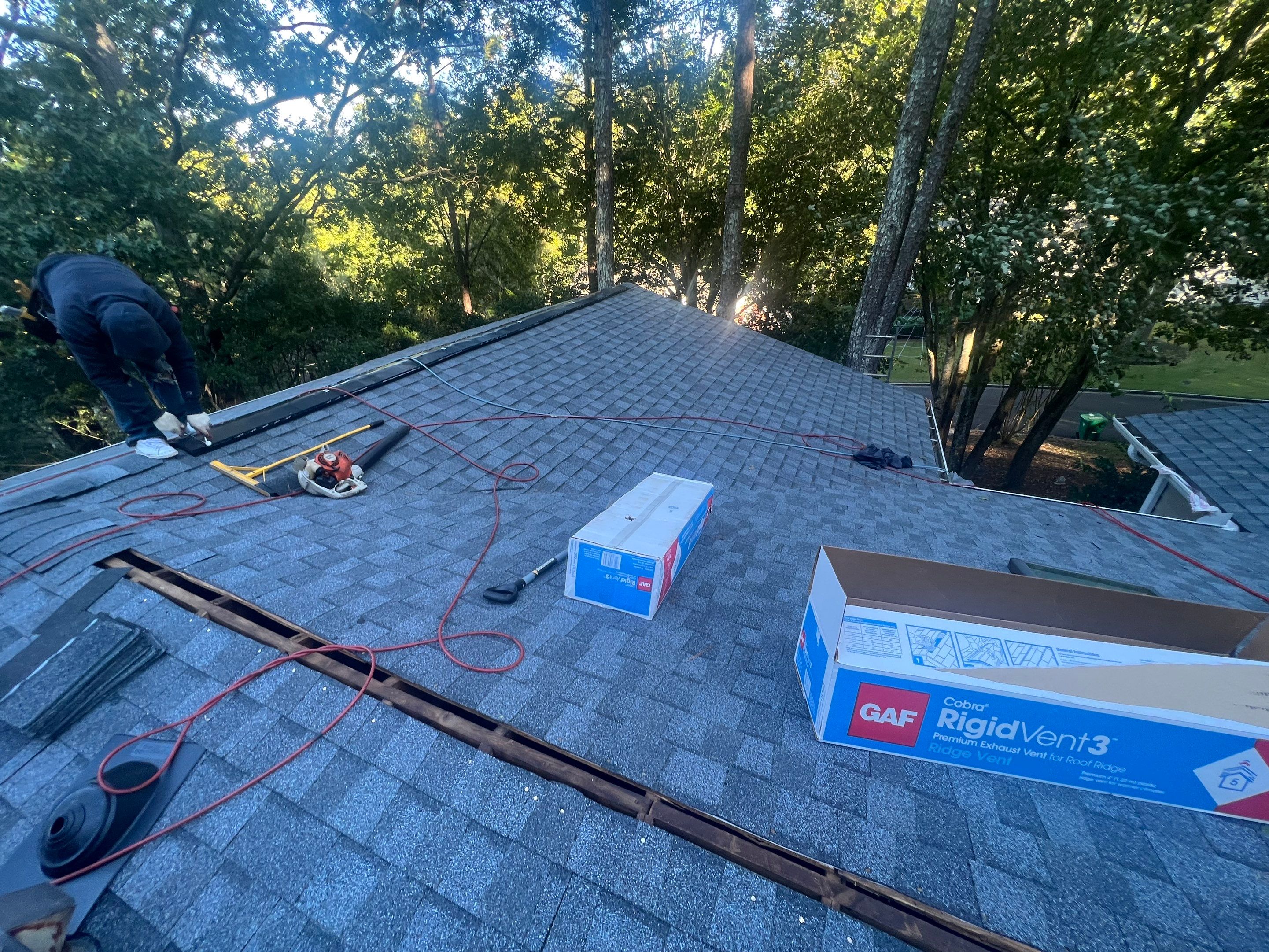 Insurance Roof Replacement & installing upgraded roofing system!  by Nailed It Roofing & Remodeling LLC