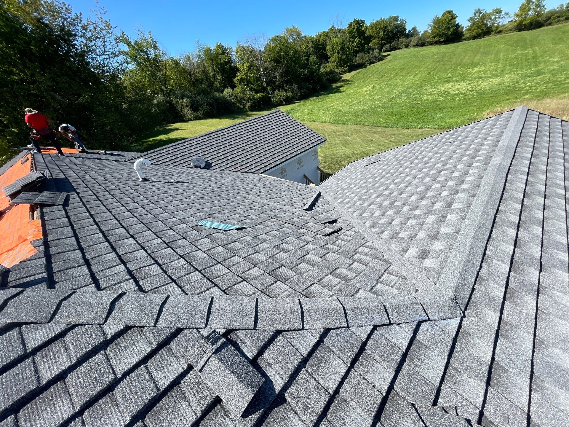 Stone Coated Metal Roof Installation in Columbia City, Indiana by 4Ever Metal Roofing