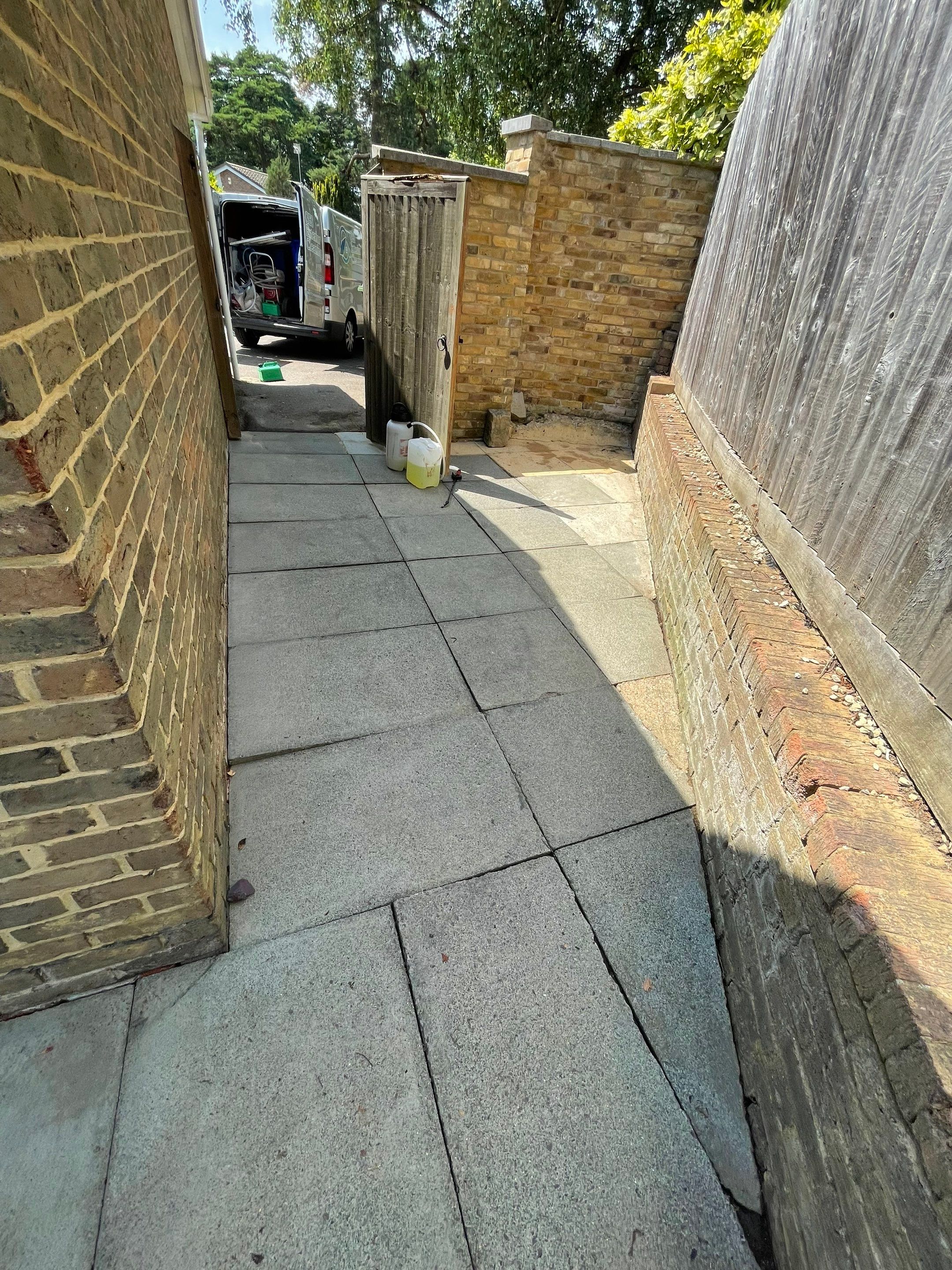 Patio Clean using honda 21 ltr/min by Ges Exterior Cleaning ltd