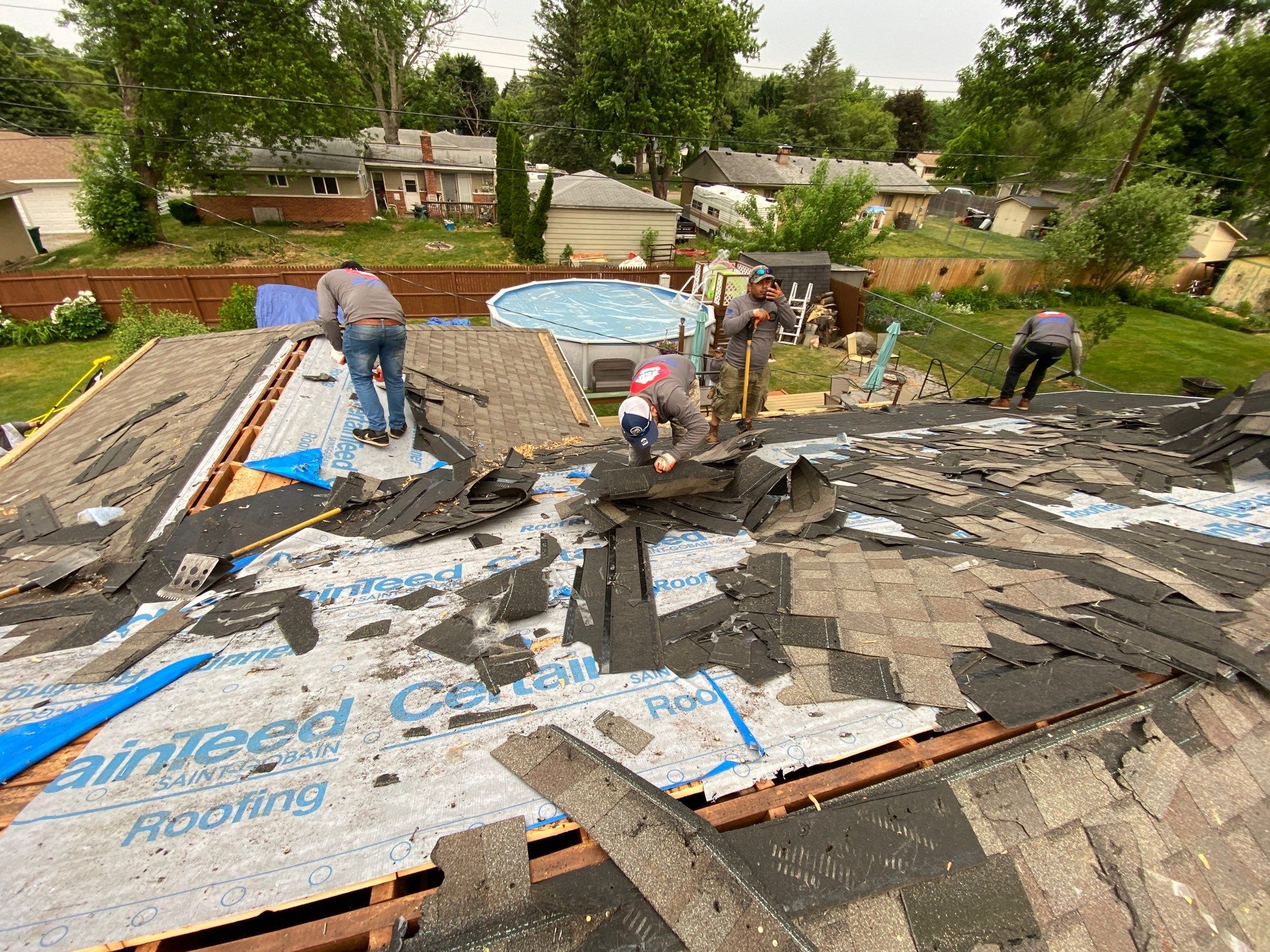 Roof Replacement using CertainTeed Landmark by 180 Contractors