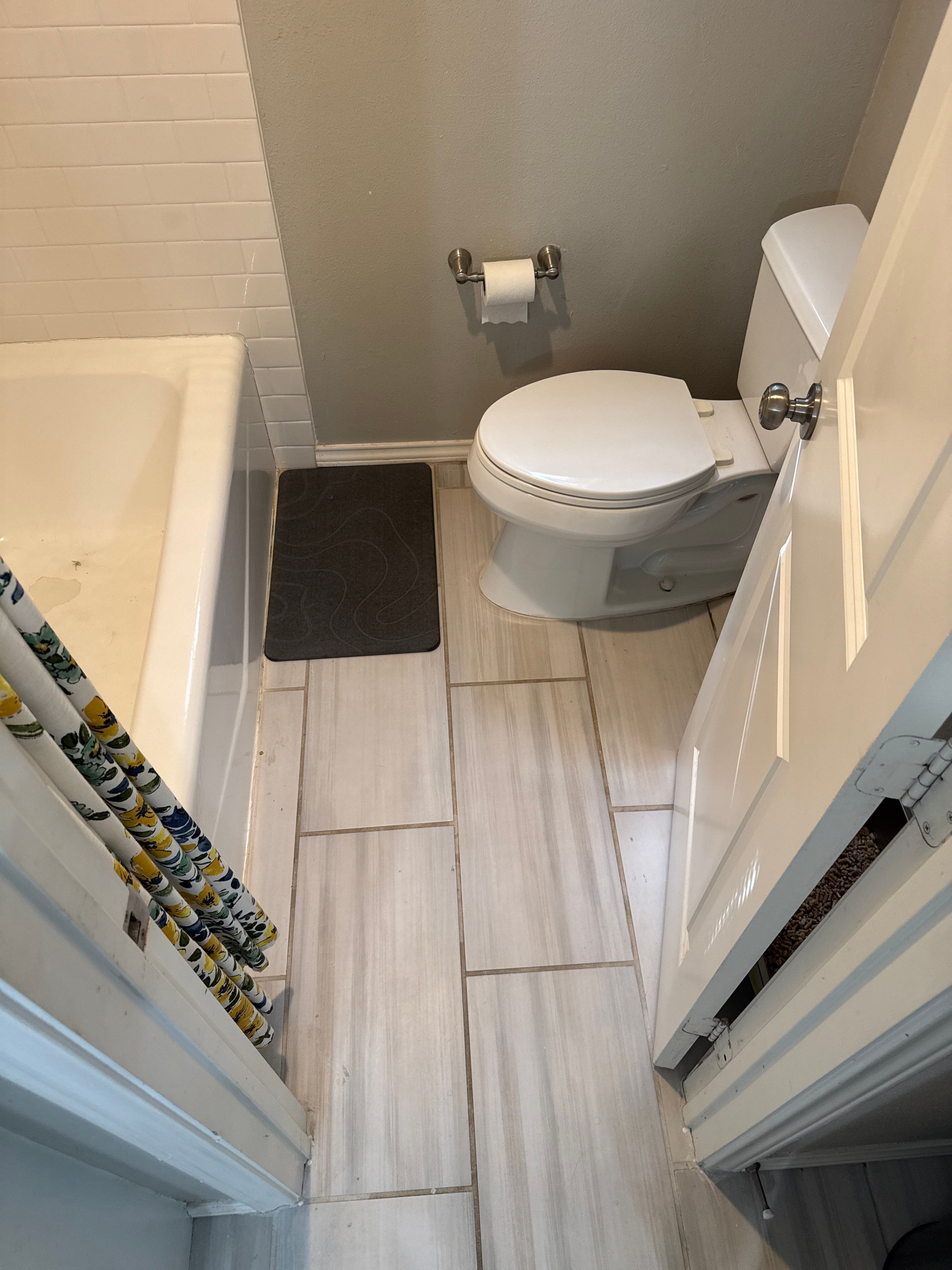 🌸 Designer Sanctuary: Full Bathroom Remodel with Bespoke Wallpaper Finish by Tibi Soli LLC