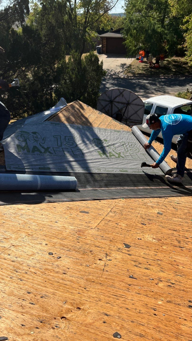 Residential Roofing Installation using GAF Natural Shadow  by A & H Roofing and Contracting