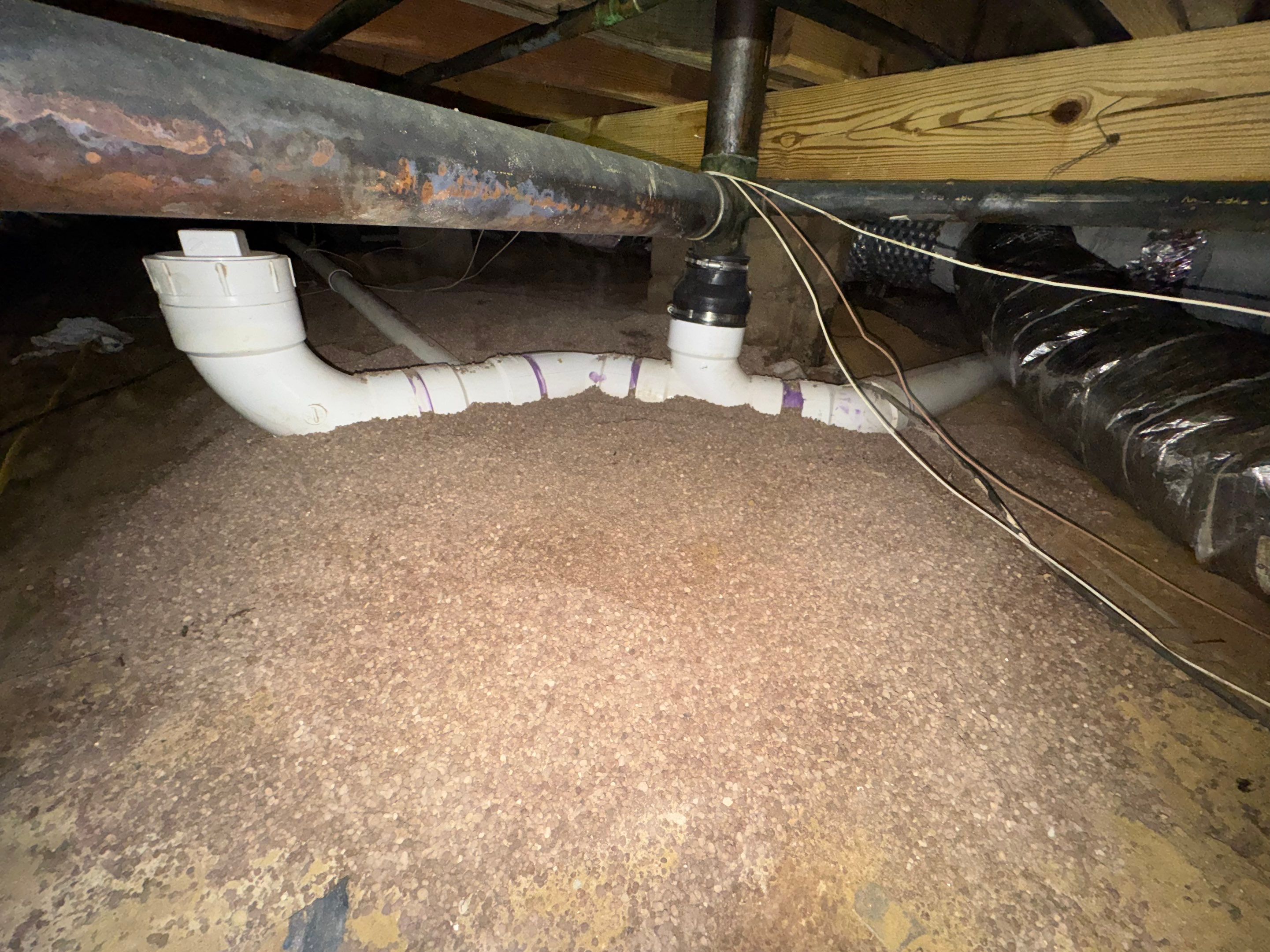 Project in Chesapeake by Patriot Crawl Space Repairs