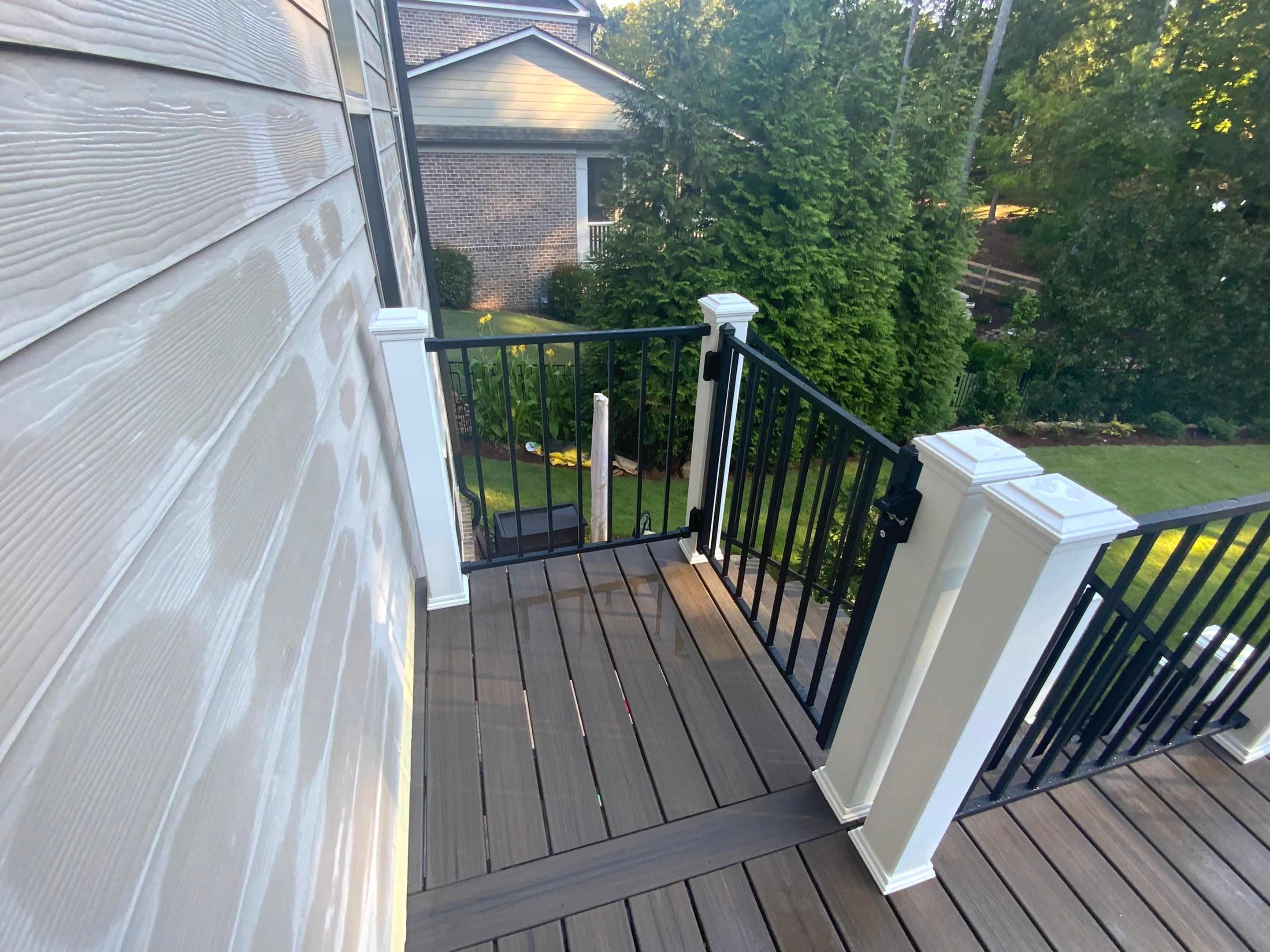 Composite Decking Installation and Porch Screening in Marietta by Swift Home Renovations