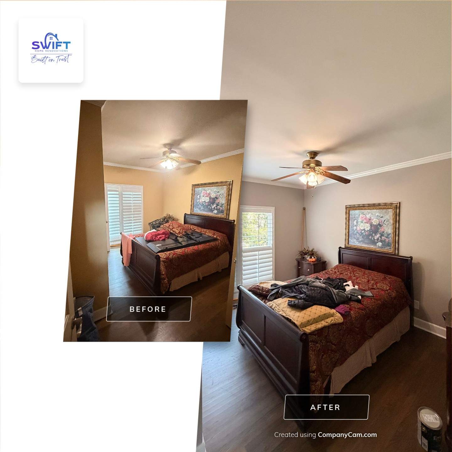 Interior Painting and Surface Restoration for a Large Suwanee Home by Swift Home Renovations