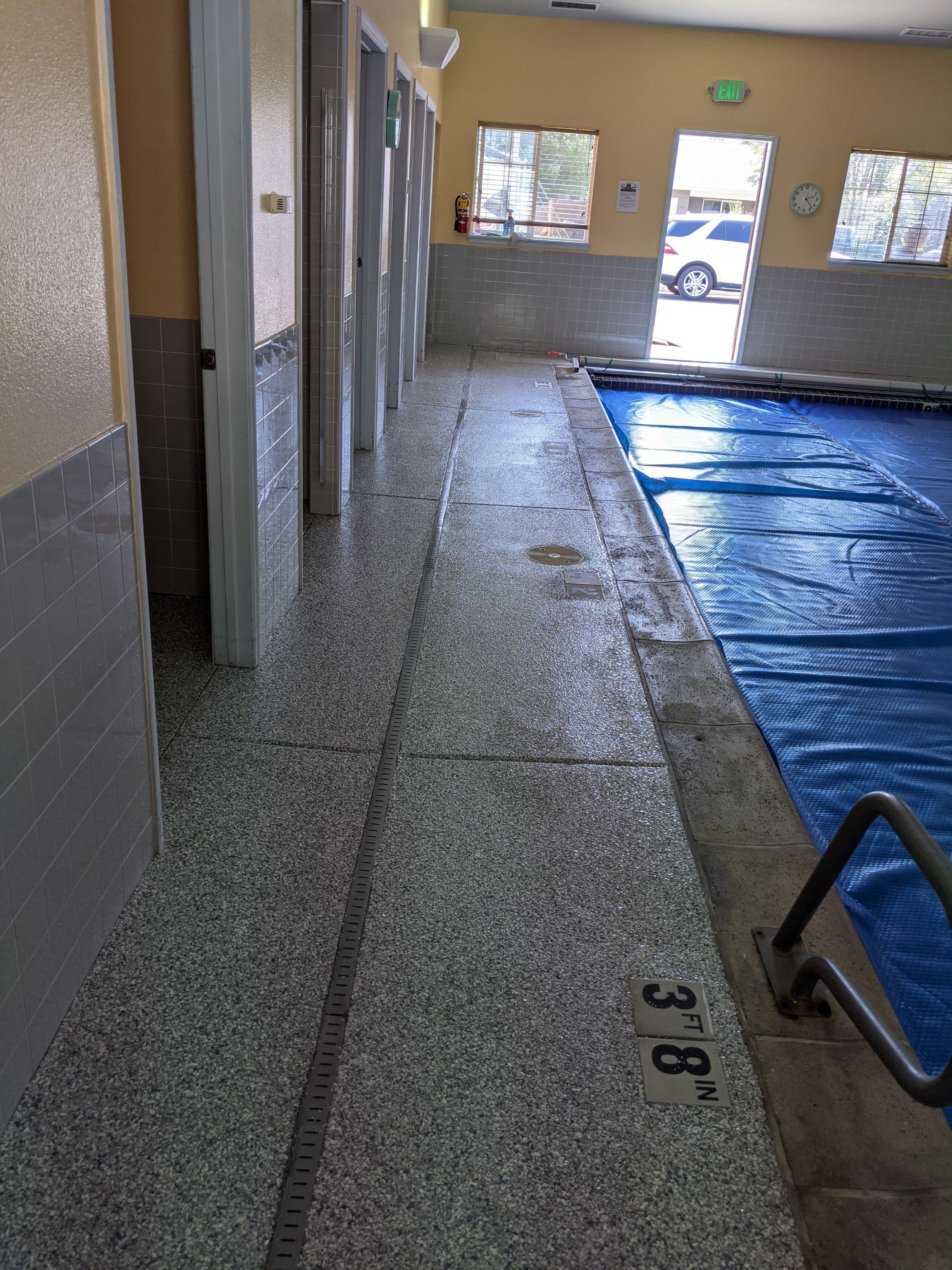 Pool Deck Transformation using Tidal Wave by Croc Coatings, LLC