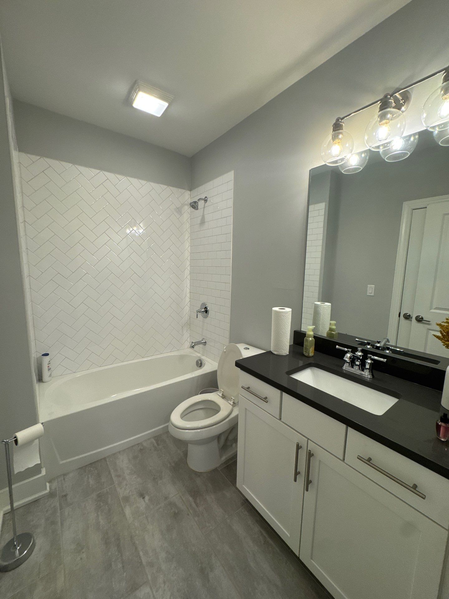 Modern Marietta Interior Renovation with Custom Built-ins and Wine Cellar by Swift Home Renovations