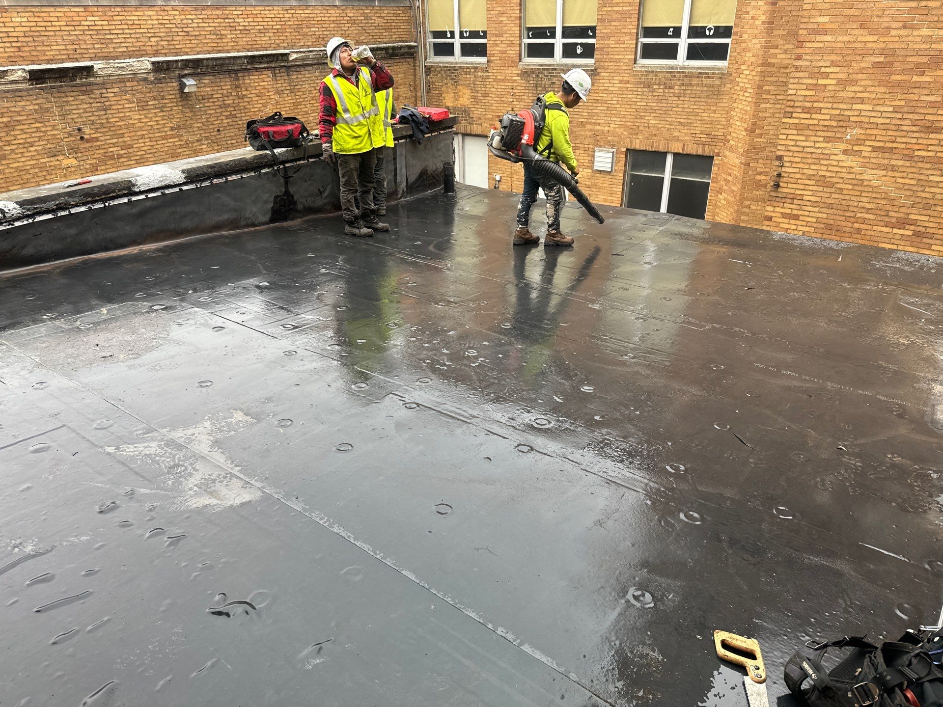 Commercial Roofing Repair using Repair by Absolute Roofing and Construction