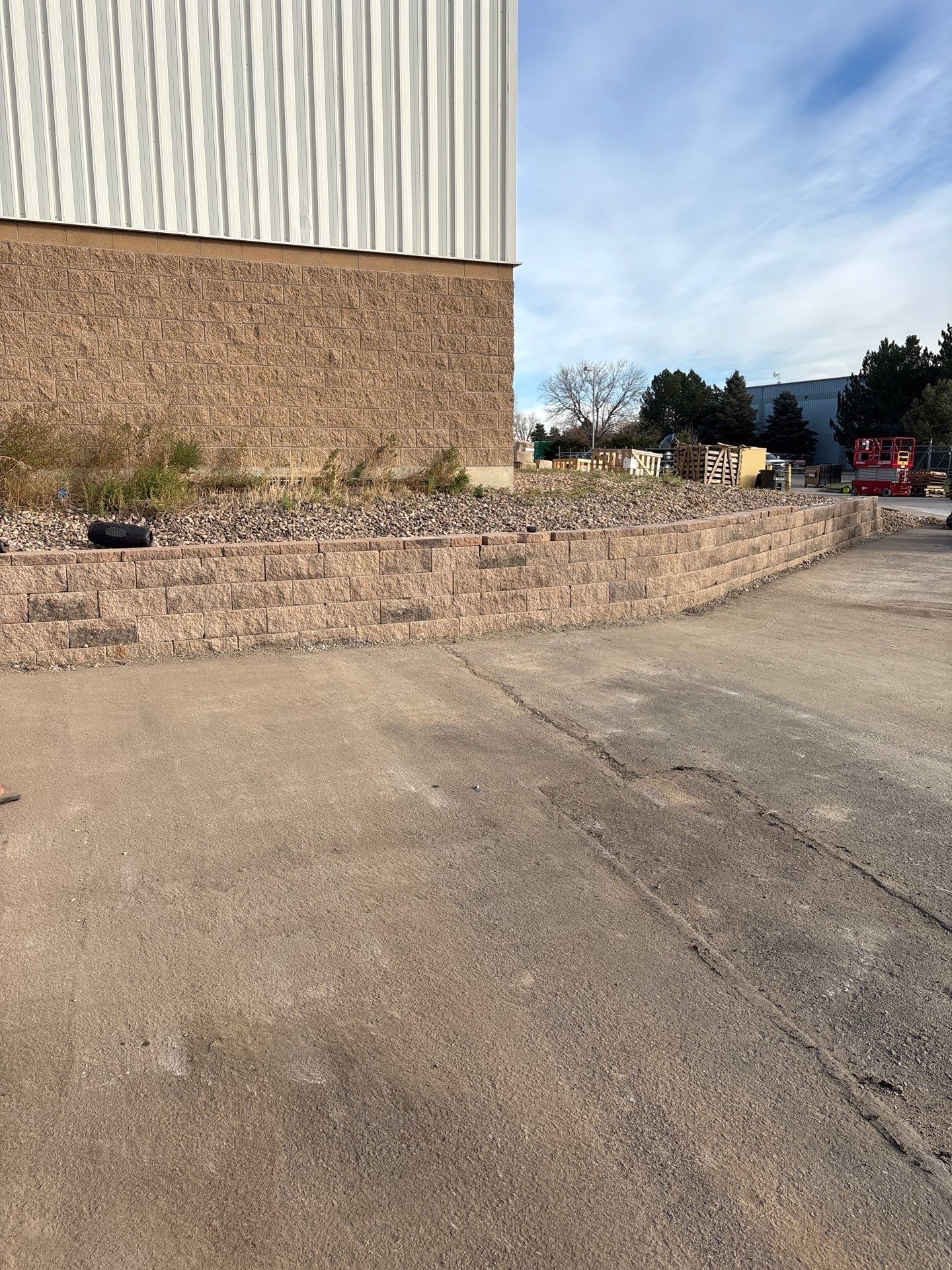 Retaining Wall Rebuild in Aurora by JRM landscape & design