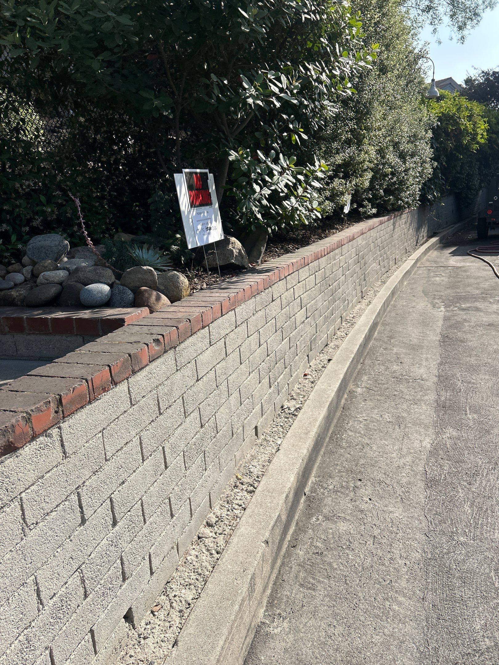 Sandblasting Paint Off Brick Wall In Los Angeles, CA by La Power Washing Inc