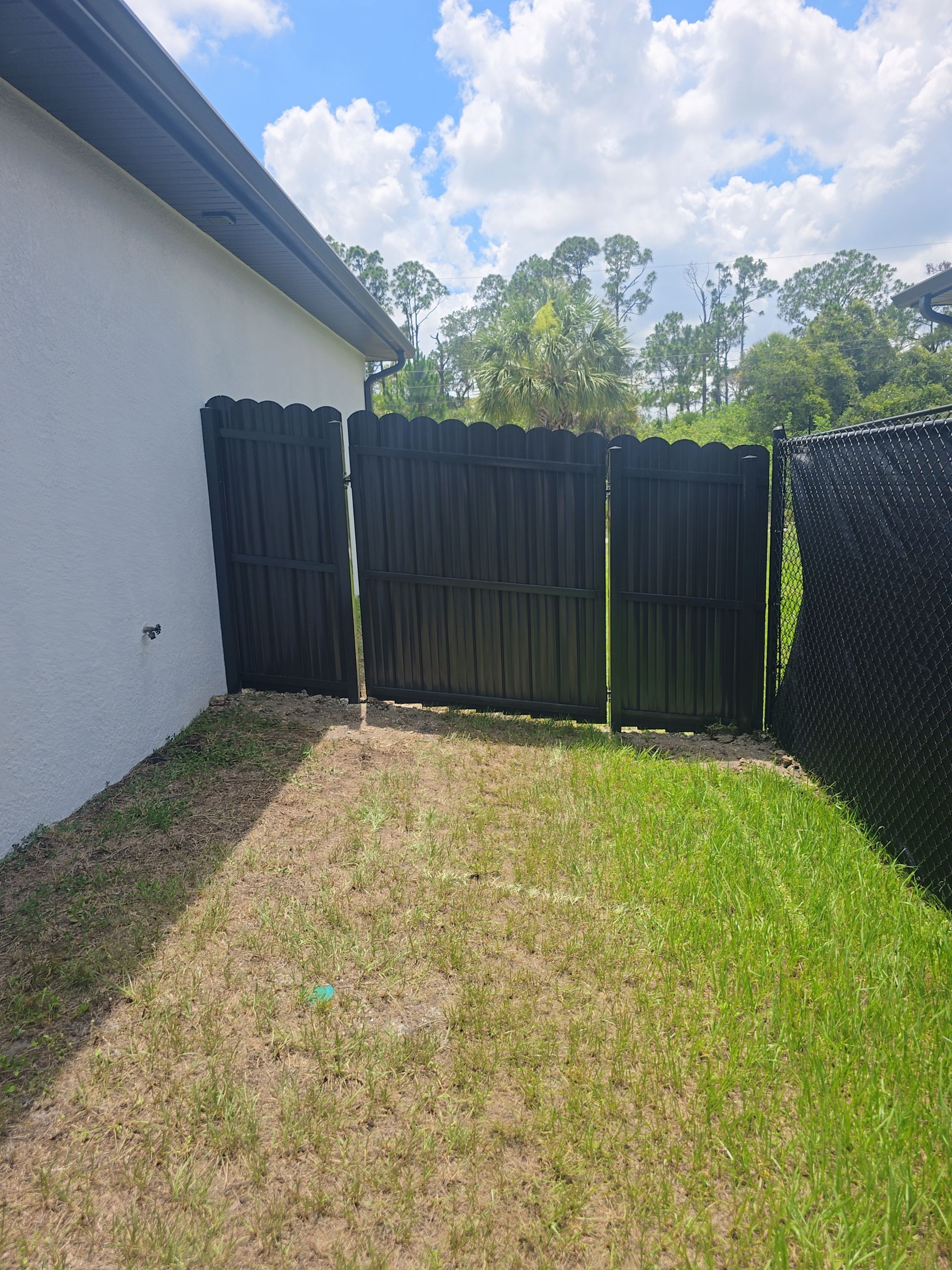 Black Durafence - Privacy Metal Fence Installation in Port Charlotte by True Fence LLC