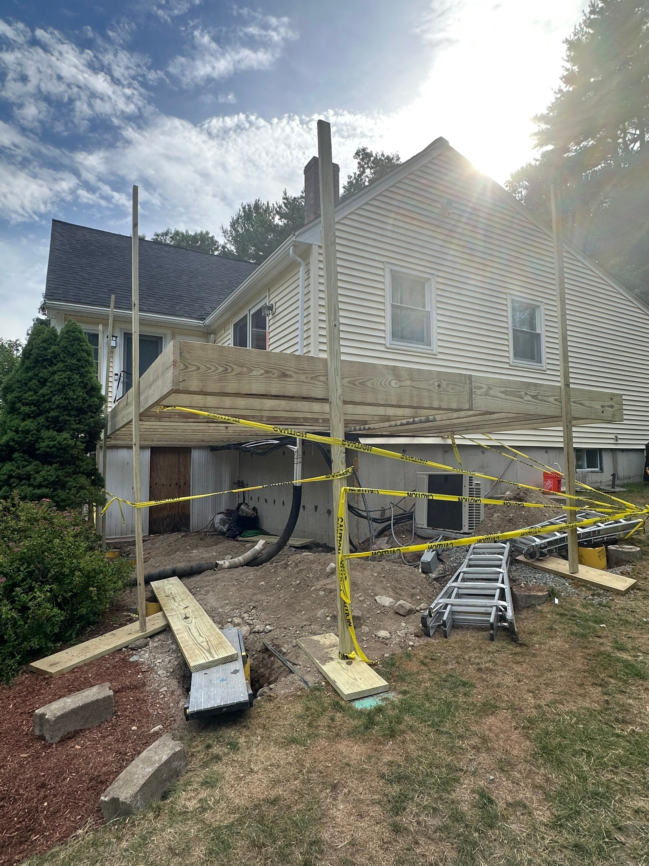 New Deck buit in Medfield MA by UBrothers Construction