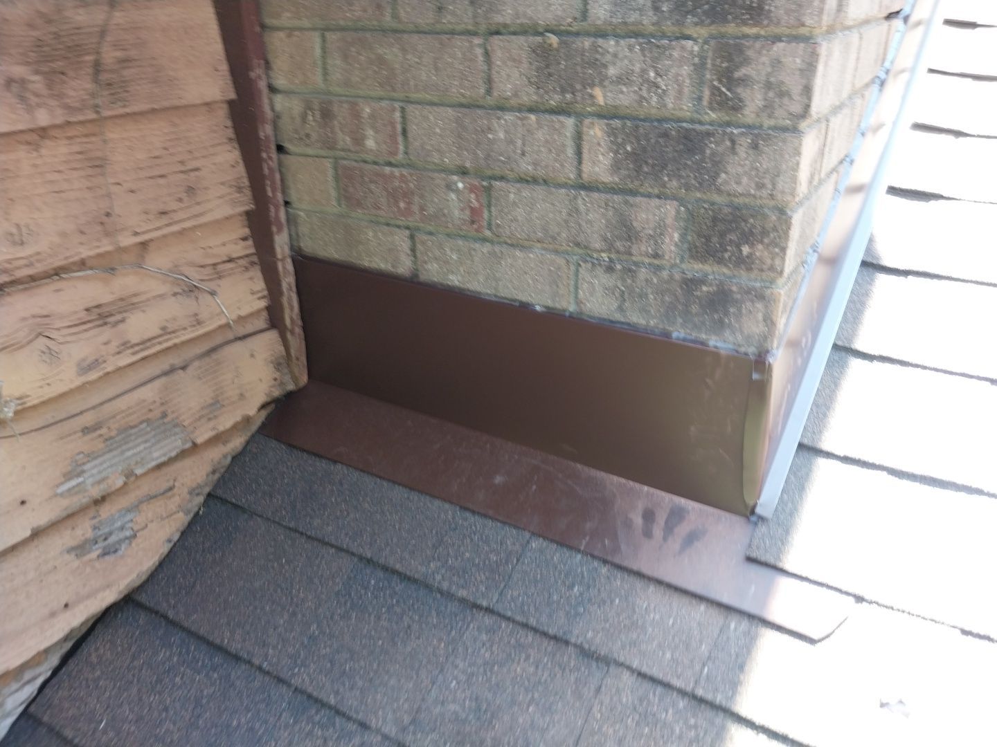 Syler roofing job by BROCK BUILDERS 