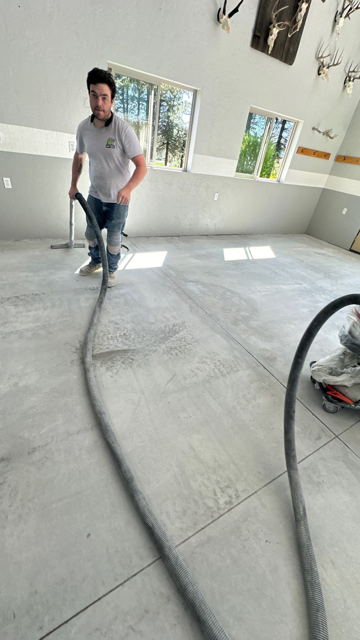 Shop Transformation using Pebble Beach by Croc Coatings, LLC