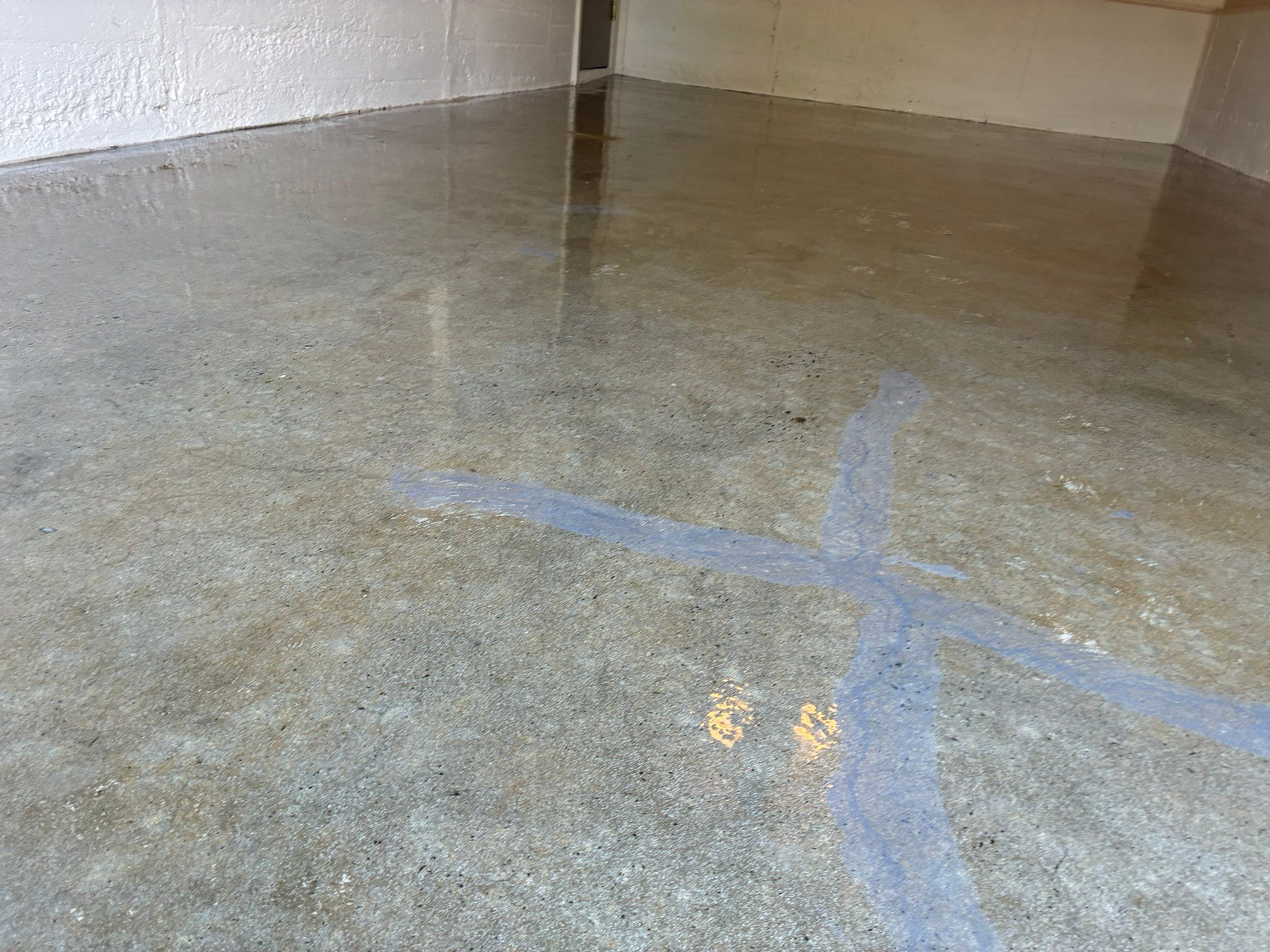 Garage Floor Transformation in Cabin Fever by DiGiorgi Roofing and Siding Inc