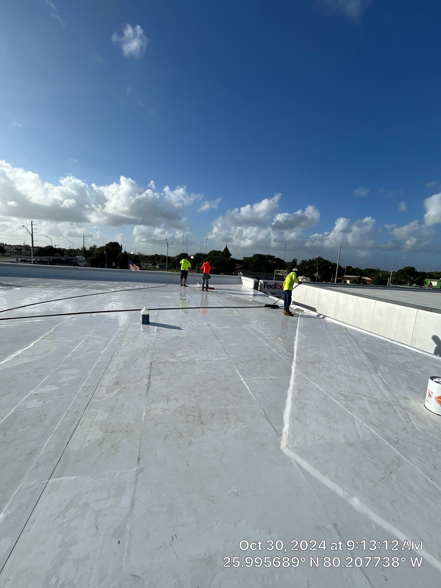 COMMERCIAL REROOF GAF TPO EVERGUARD 60 MIL SMOOTH WITH 1-1/2" INSULATION by Earl W. Johnston Roofing