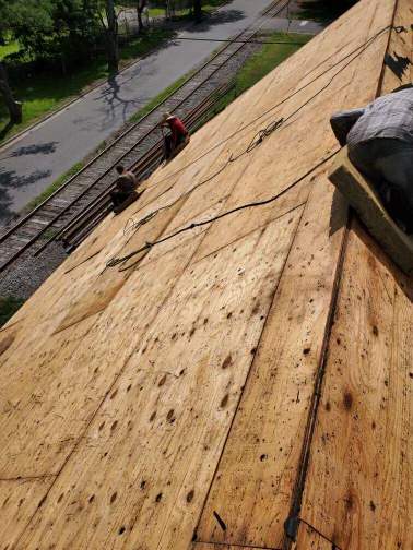 Commercial Roofing Installation - East Laurinburg Baptist Church by American Roofing NC