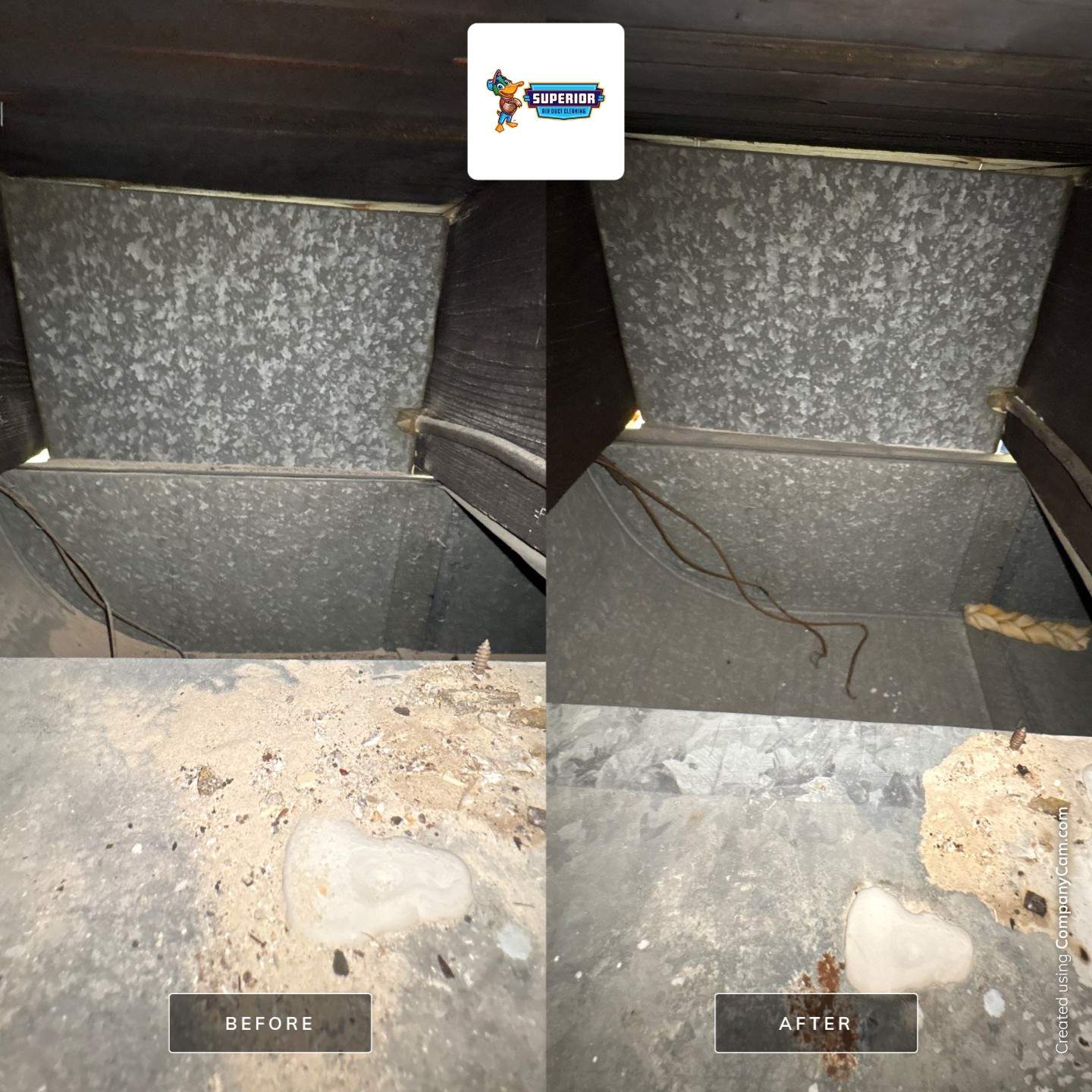 Air Duct Cleaning With a Vacuum Truck in Midland, PA by Superior Air Duct Cleaning