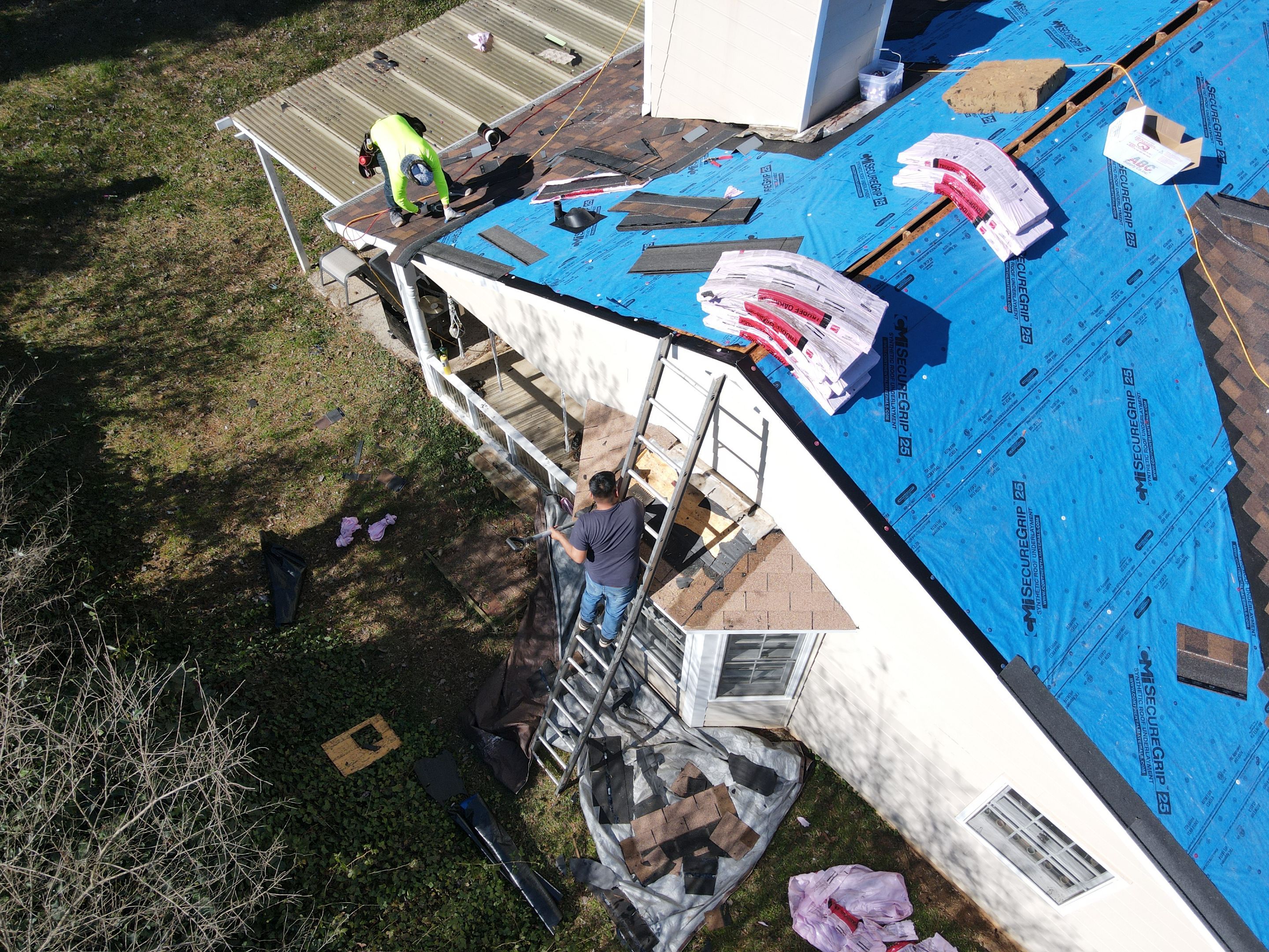 Residential Roofing Installation using Owens Corning by Inspector Roofing and Restoration