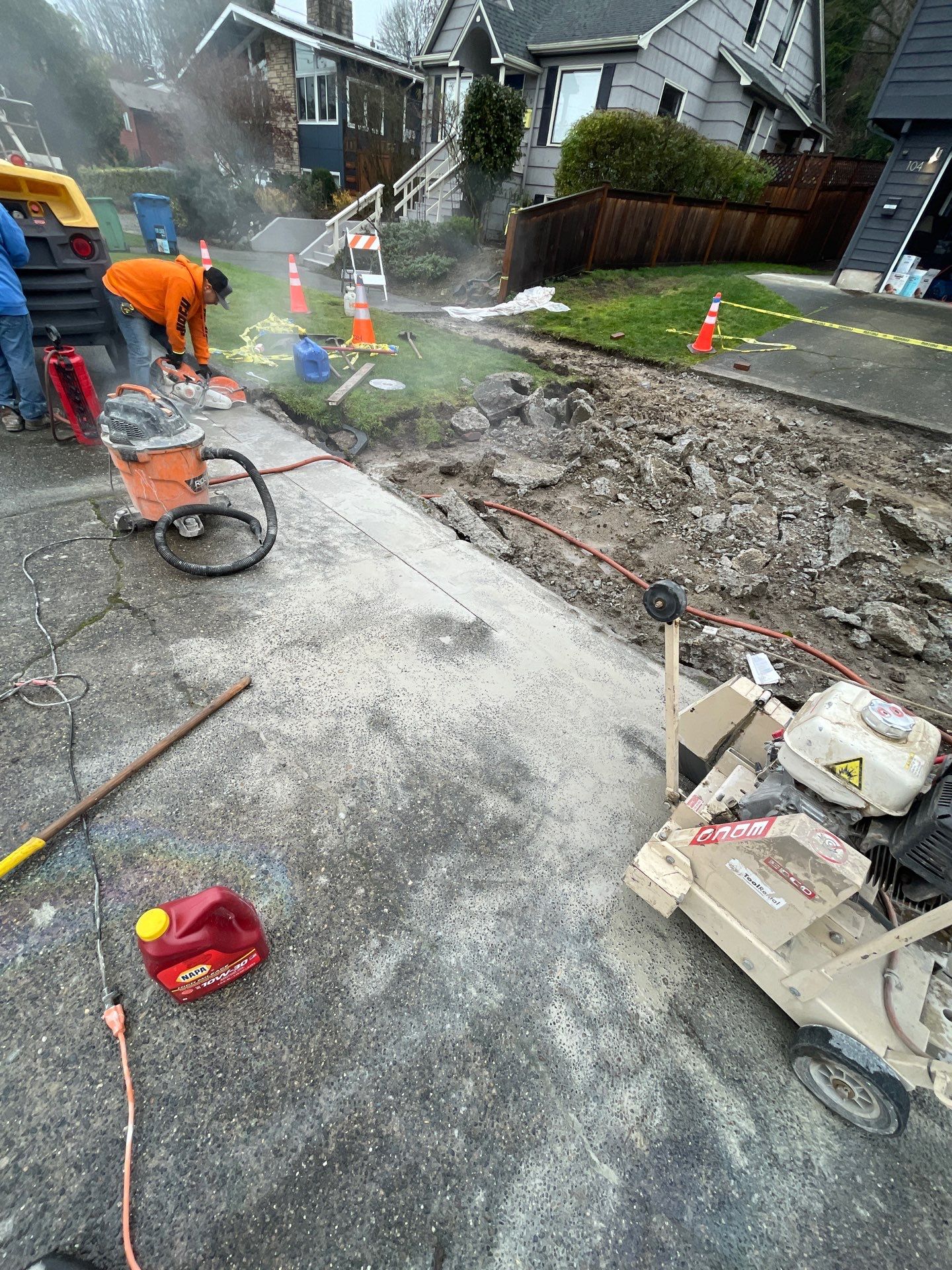 Aaron | Concrete Driveway Repair   by Jireh Asphalt & Concrete Inc 