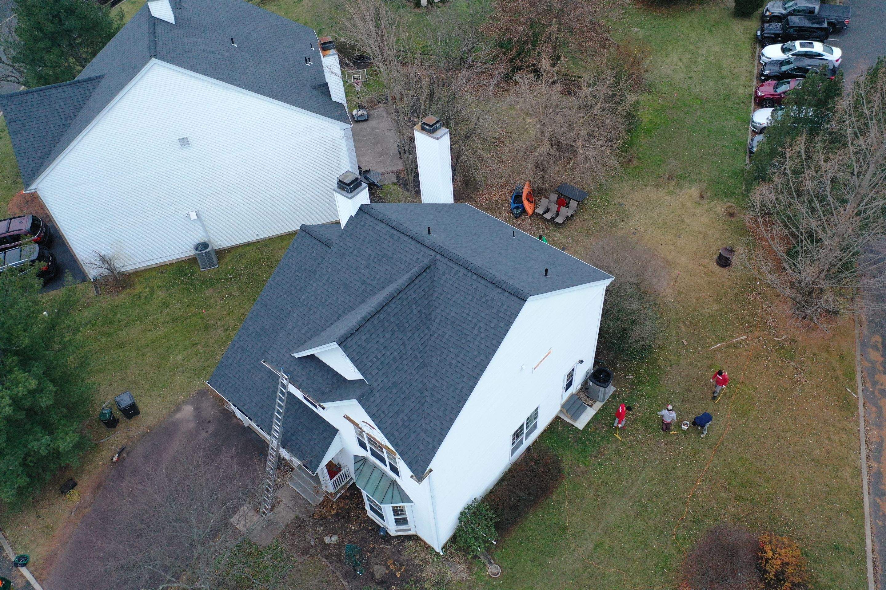 Roofing Installation using CertainTeed Landmark - Moire Black by Storm Guard of Ches-Mont PA