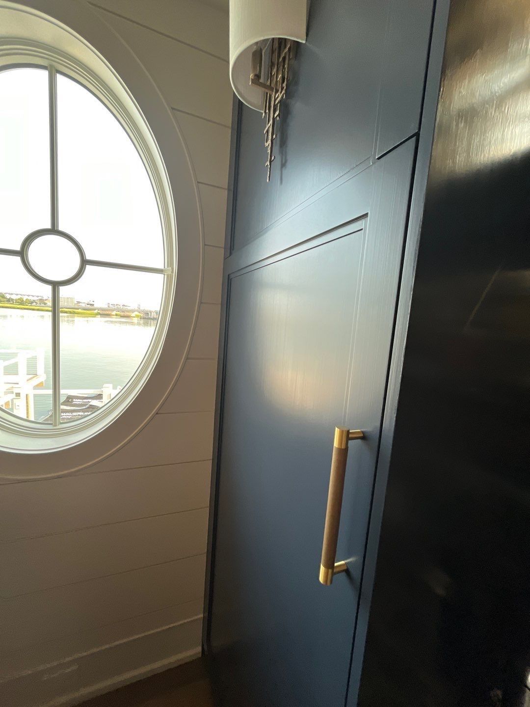 Luxury Wine Cabinets Refinishing - Stone Harbor by FreshCoat Works LLC