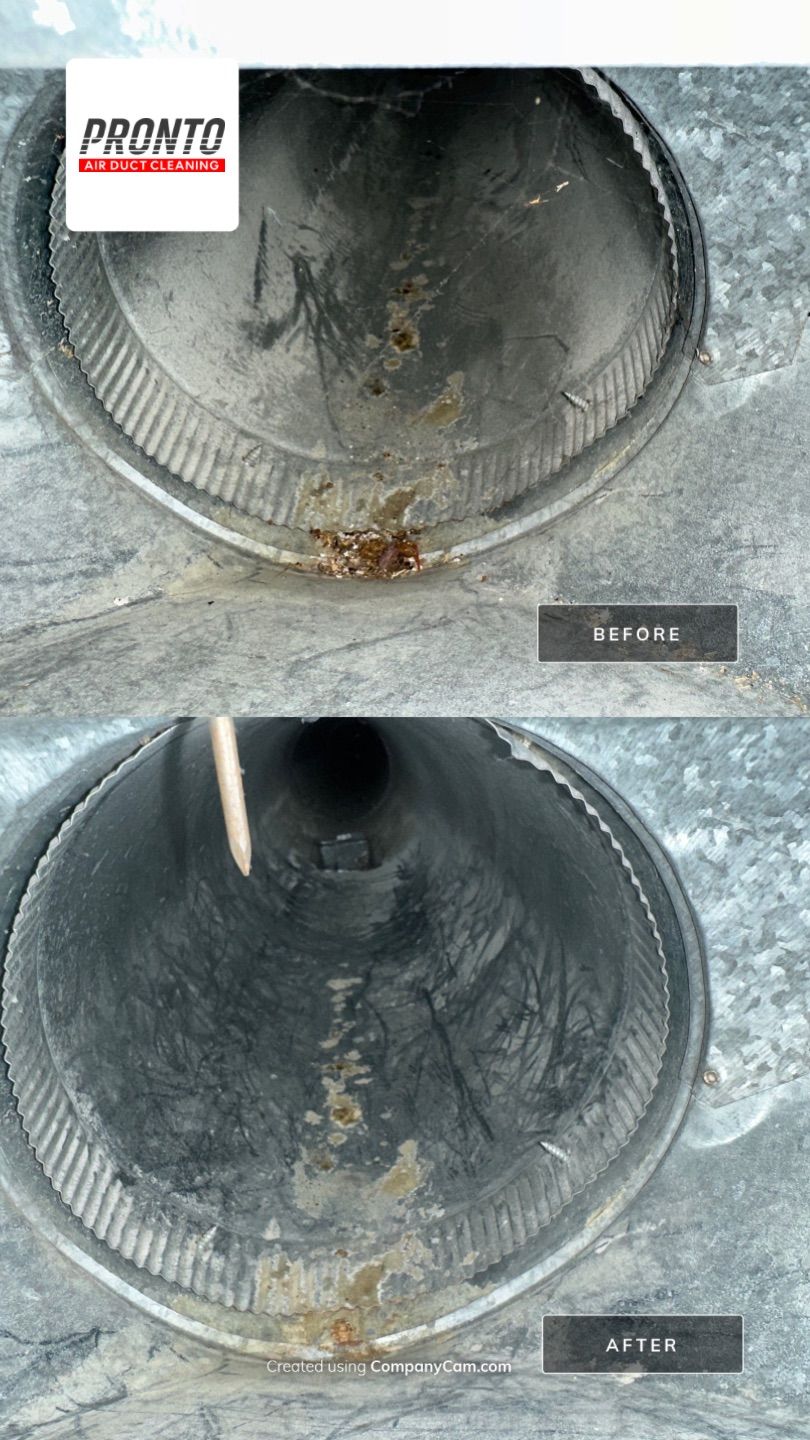 Air duct cleaning using Hypervac by Pronto Air Duct Cleaning