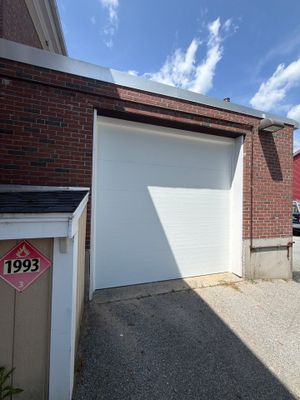 Commercial Door Installation using Raynor Encore Garage Door