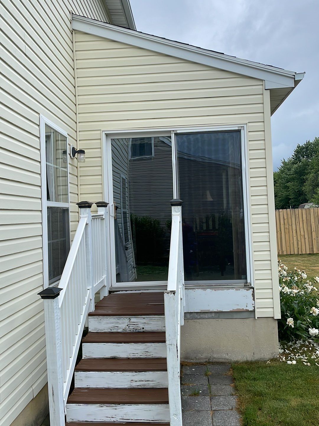 Stamped Concrete, Entry Door, and Concrete  by Ivy Lea Construction
