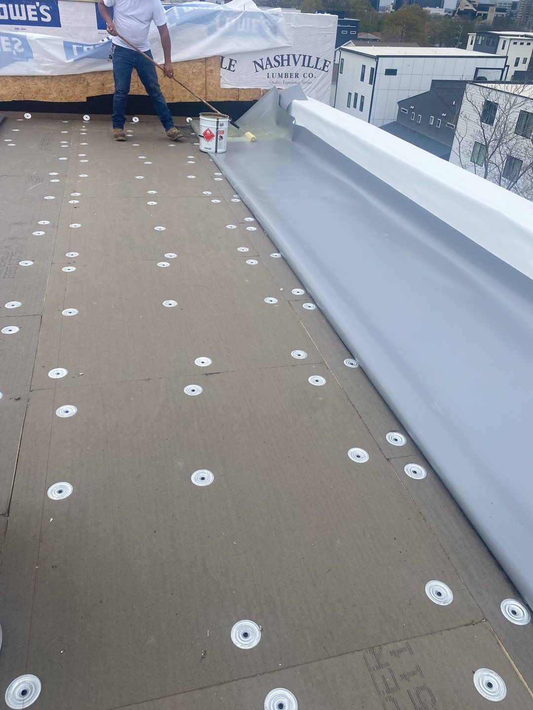 Residential Roofing Installation using TPO by Undersun Roofing 