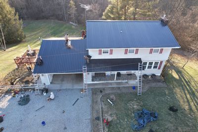 Residential Roofing Installation using Metal