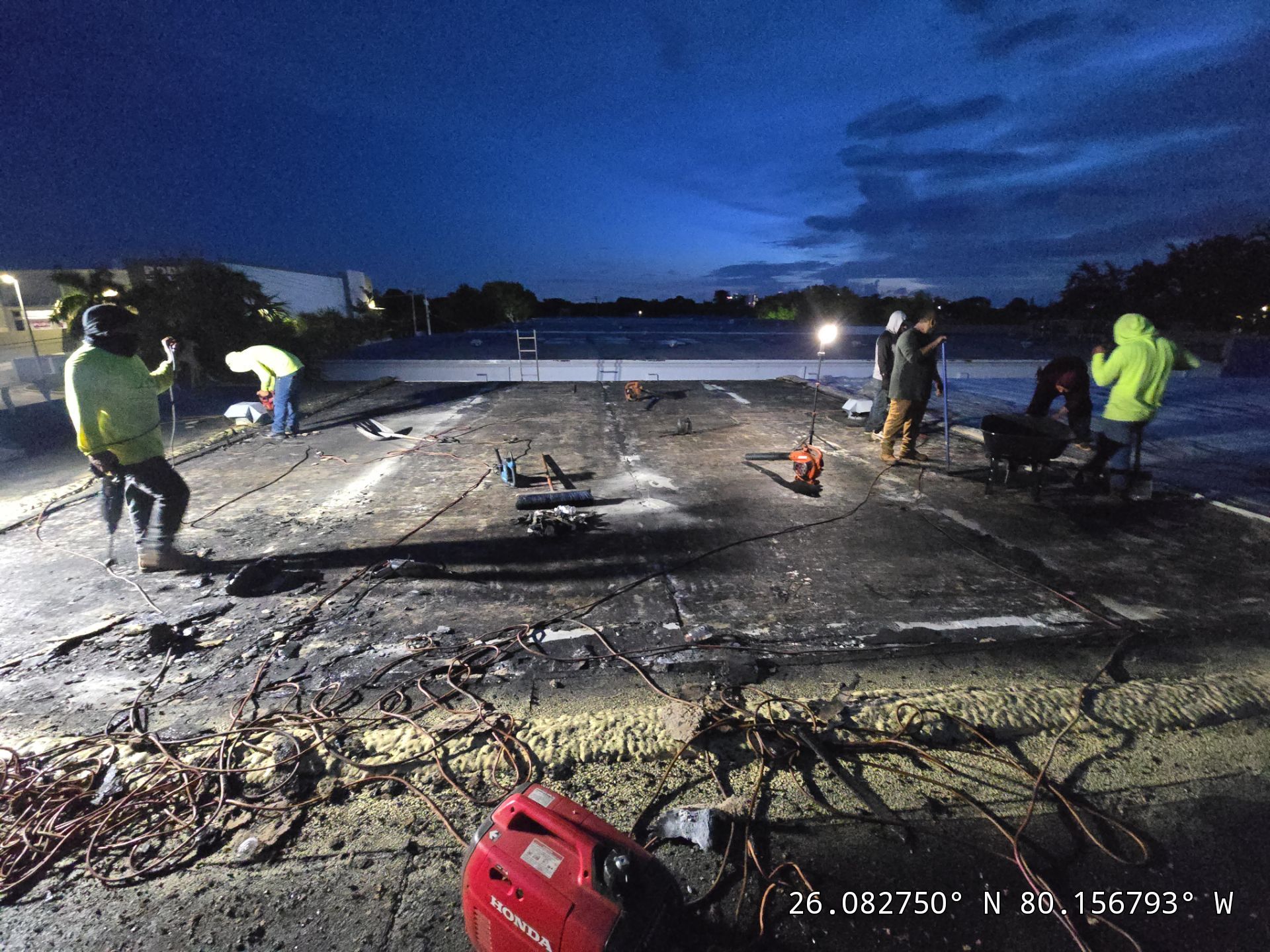 Fort Lauderdale Commercial Roof Restoration with Spray Foam and Silicone Coating by Roof King LLC