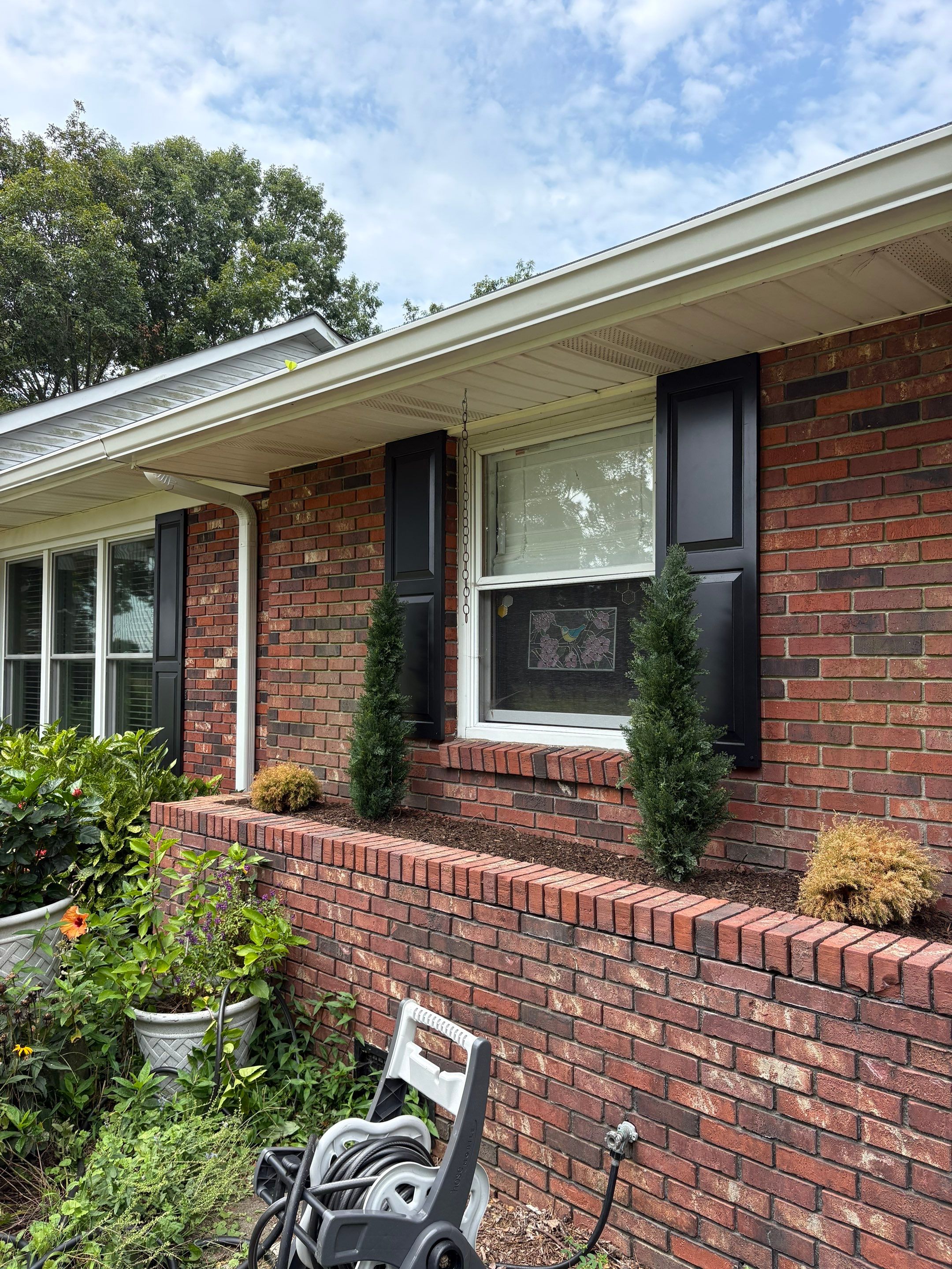 Exterior Shutters Project in Fort Payne, Alabama by Blinds and Borders