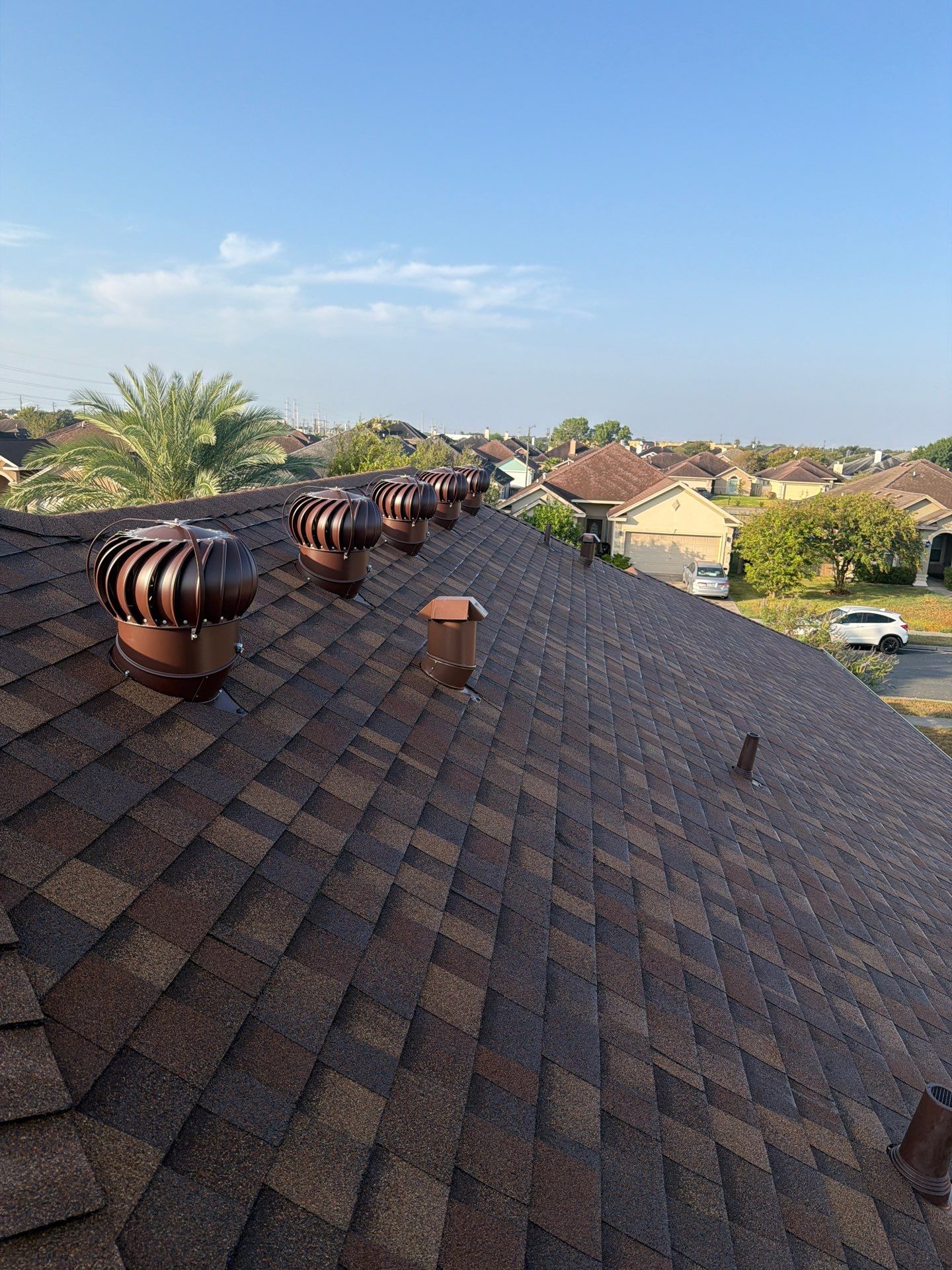 New Roof with better Ventilation  by Bayfront Roofing and Construction