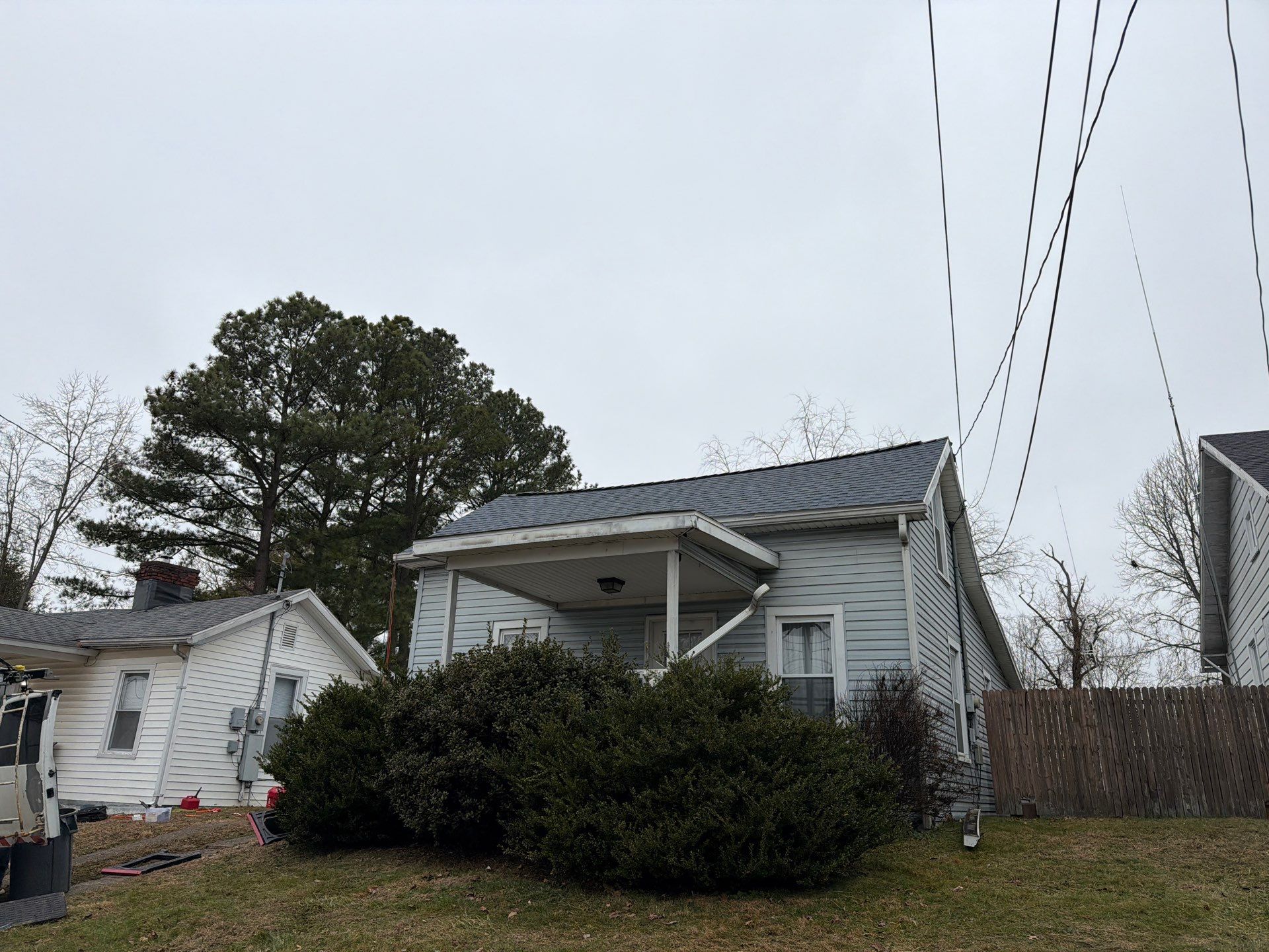 Residential Roofing Installation using GAF Timberline HDZ Biscayne Blue by Rainstoppers Roofing