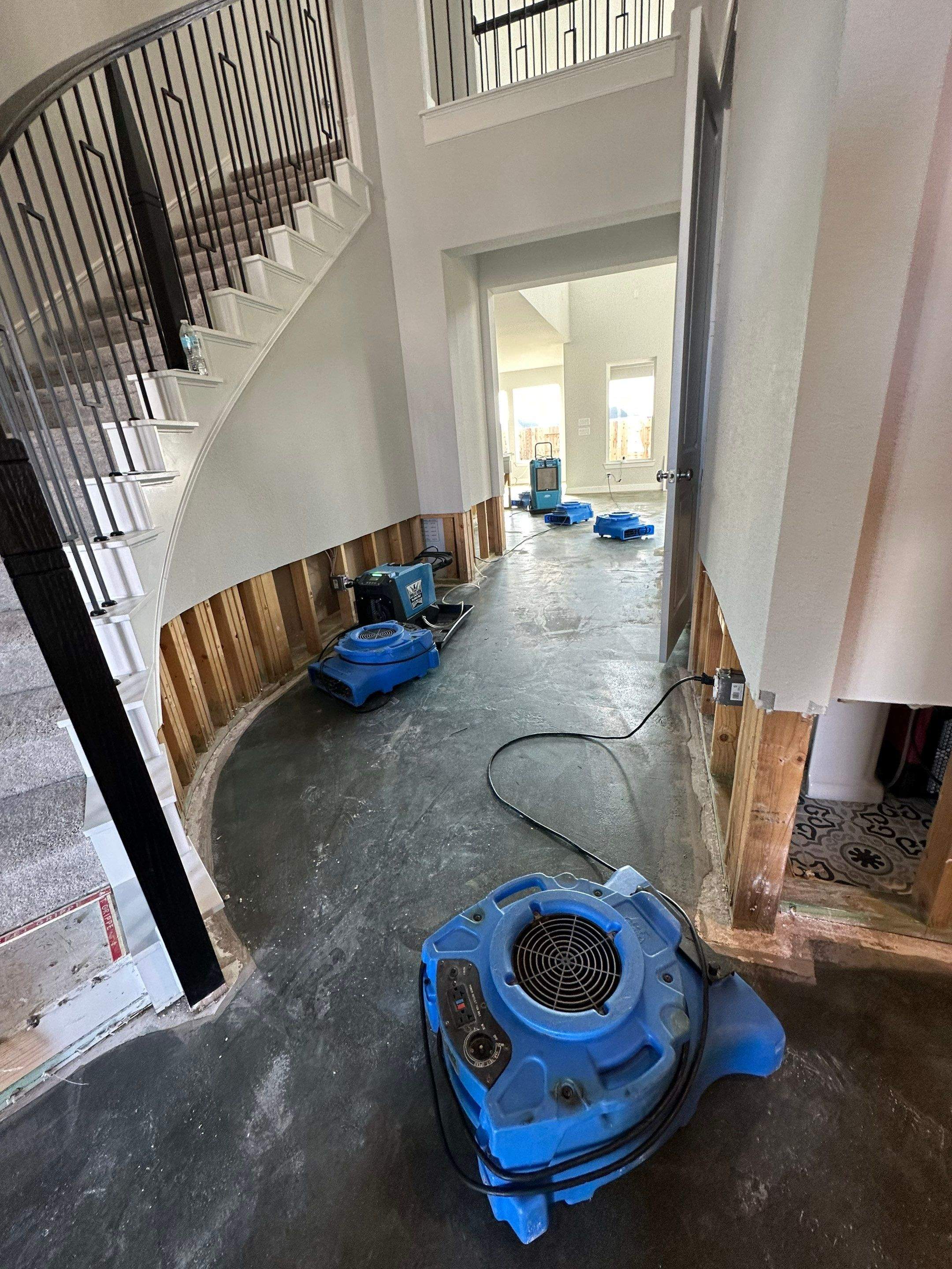 Post-Water Damage Reconstruction – Newly Built Home by L&T General Contractors and Restoration INC