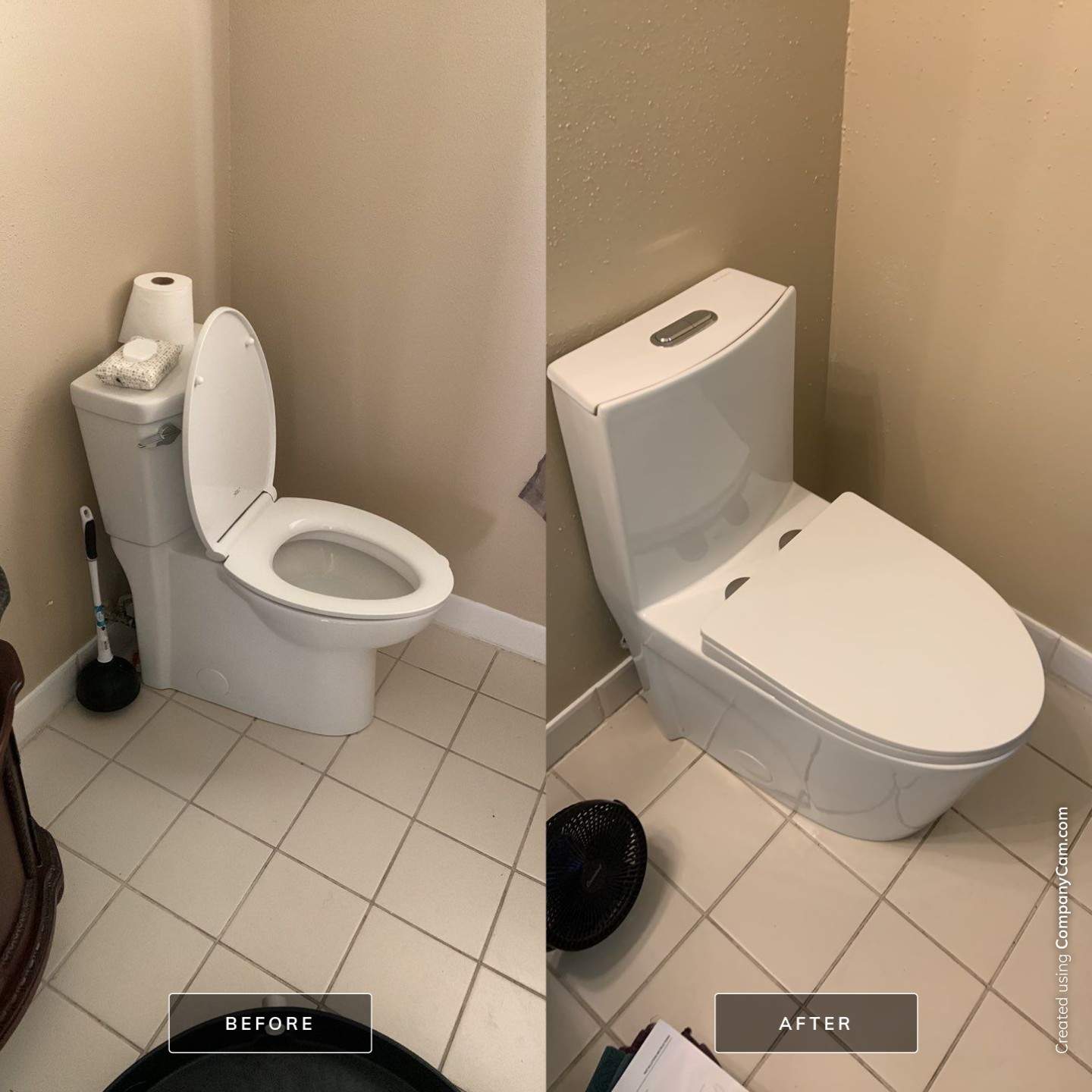 3 Toilet Replacements by A1 NERDY HOMES LLC