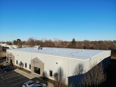 Commercial Flat Roof Install - IB PVC Membrane