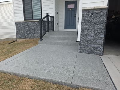 New Patio Upgrade! Transform Boring Patio Concrete To Curbside Appeal