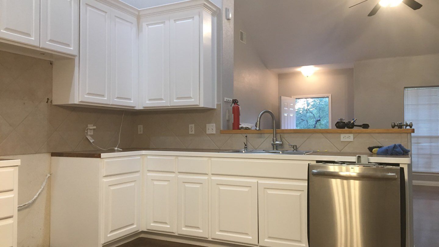 Cabinet Painting by 360 Painting Central Texas 