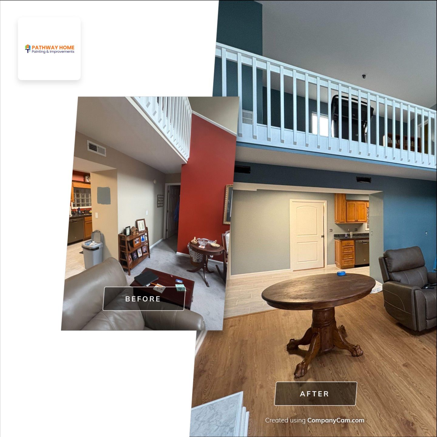 North Charleston Interior Modernization by Pathway Home Painting & Improvements