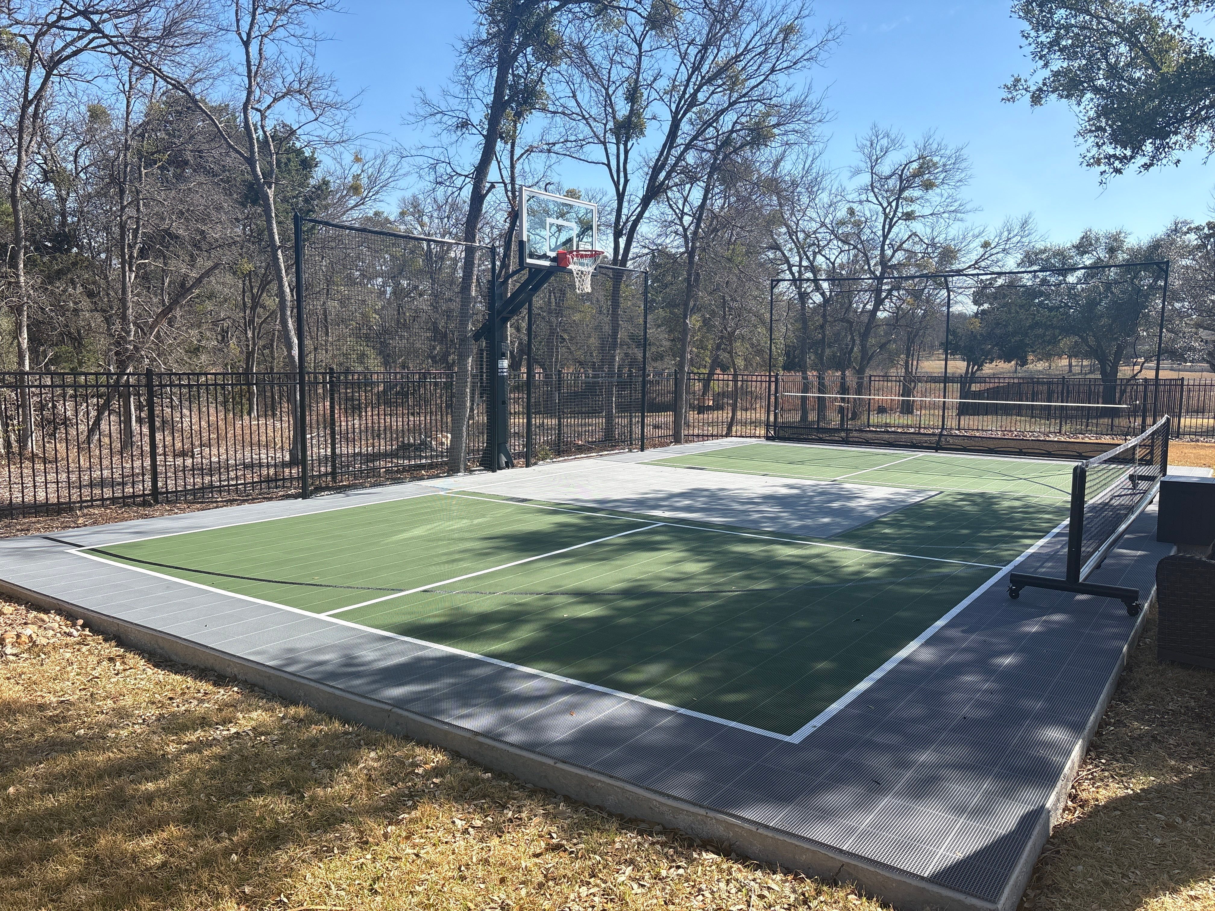 Custom Gamecourt in Georgetown by Sport Court Austin