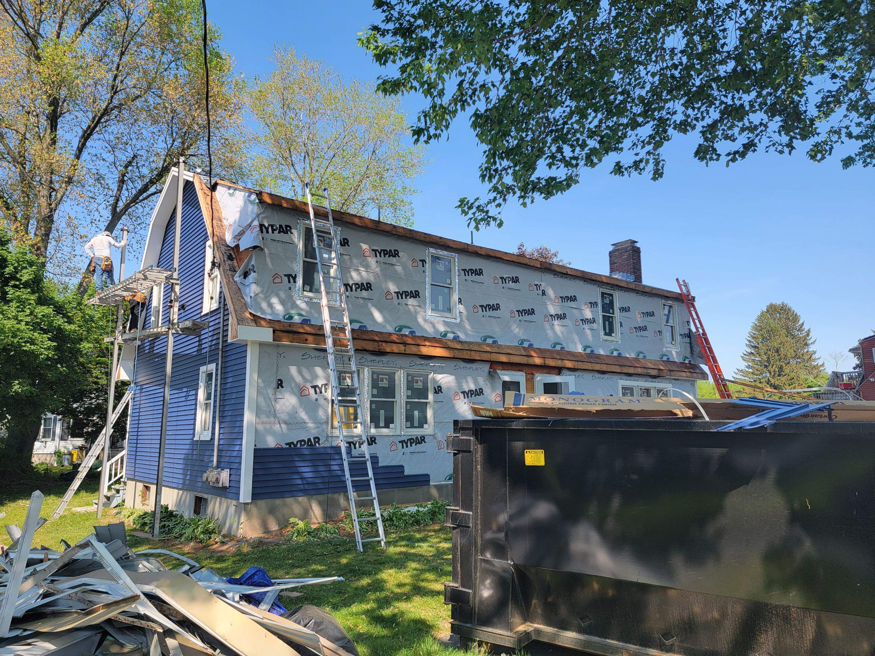 Siding Installation using James Hardie by UBrothers Construction